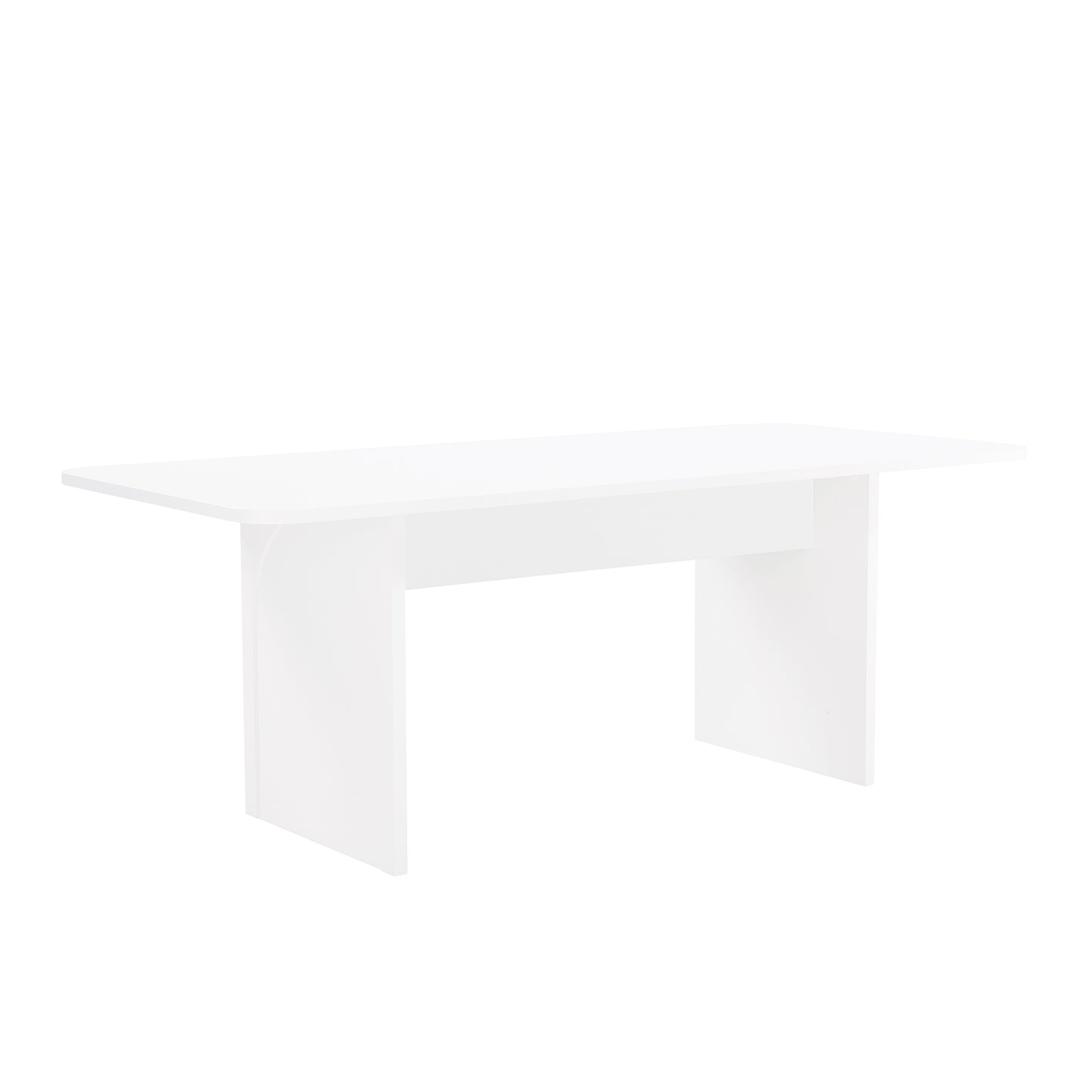 Ella Modern 79" Dining Table in White DT006-WH