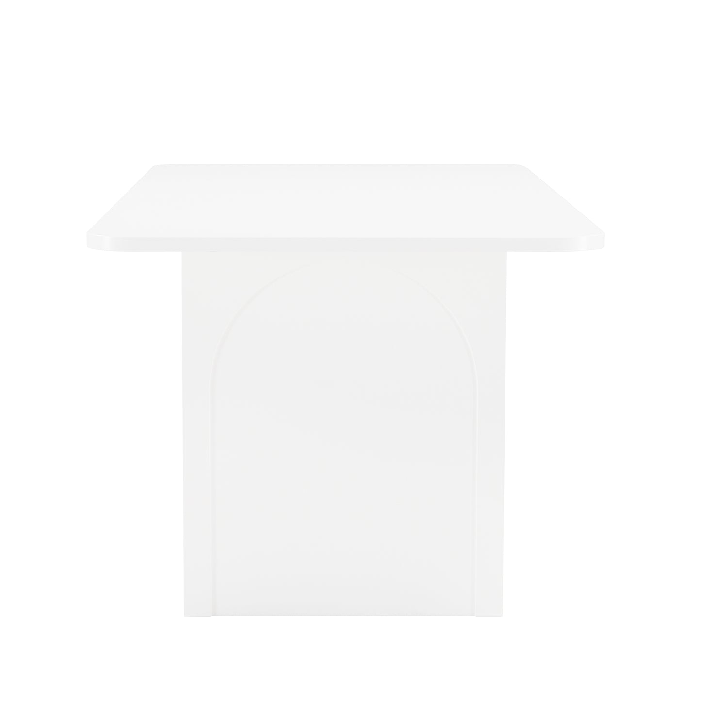 Ella Modern 79" Dining Table in White DT006-WH