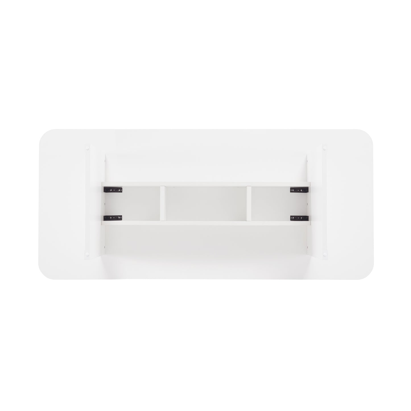 Ella Modern 79" Dining Table in White DT006-WH