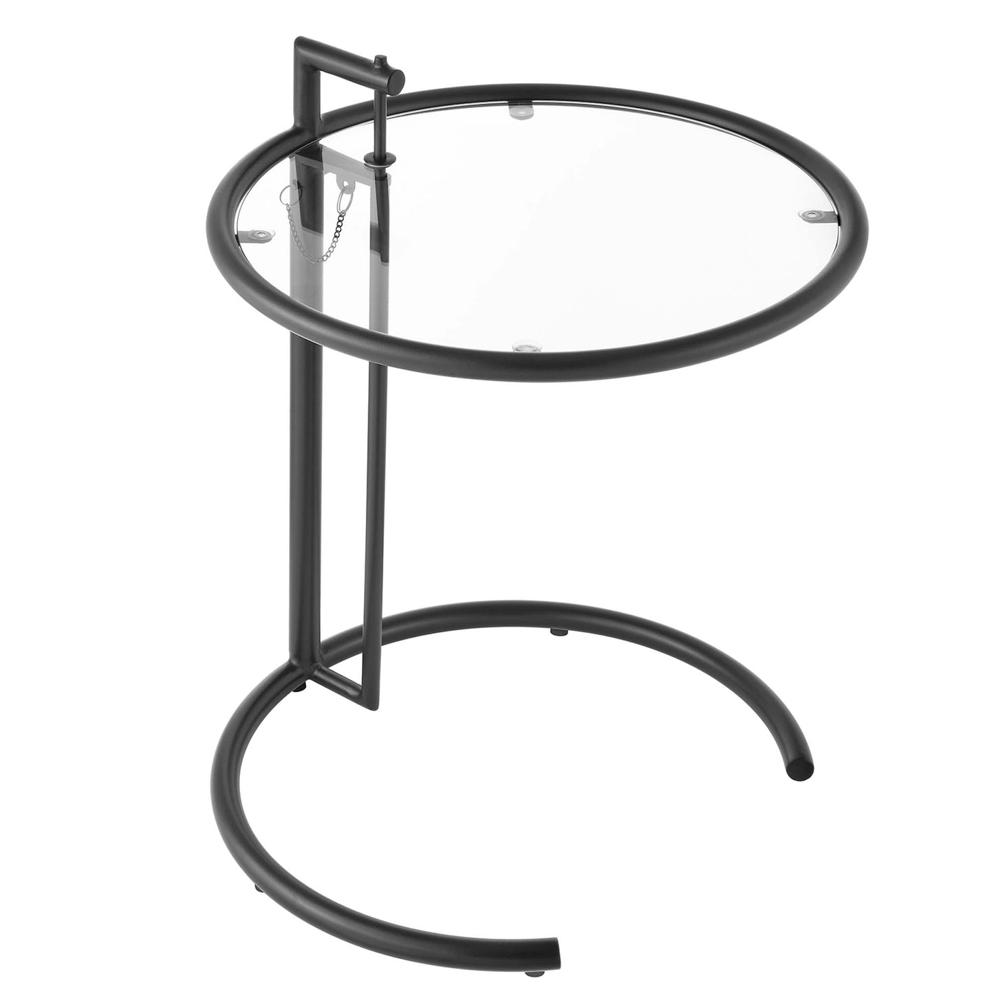 Eileen Gray Metal Side Table by Modway EEI-125-BLK