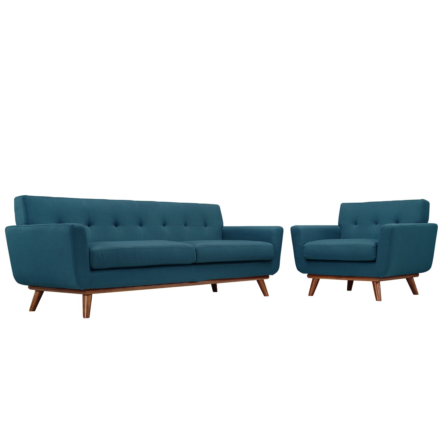Engage Armchair and Sofa Set of 2 by Modway EEI-1344-AZU