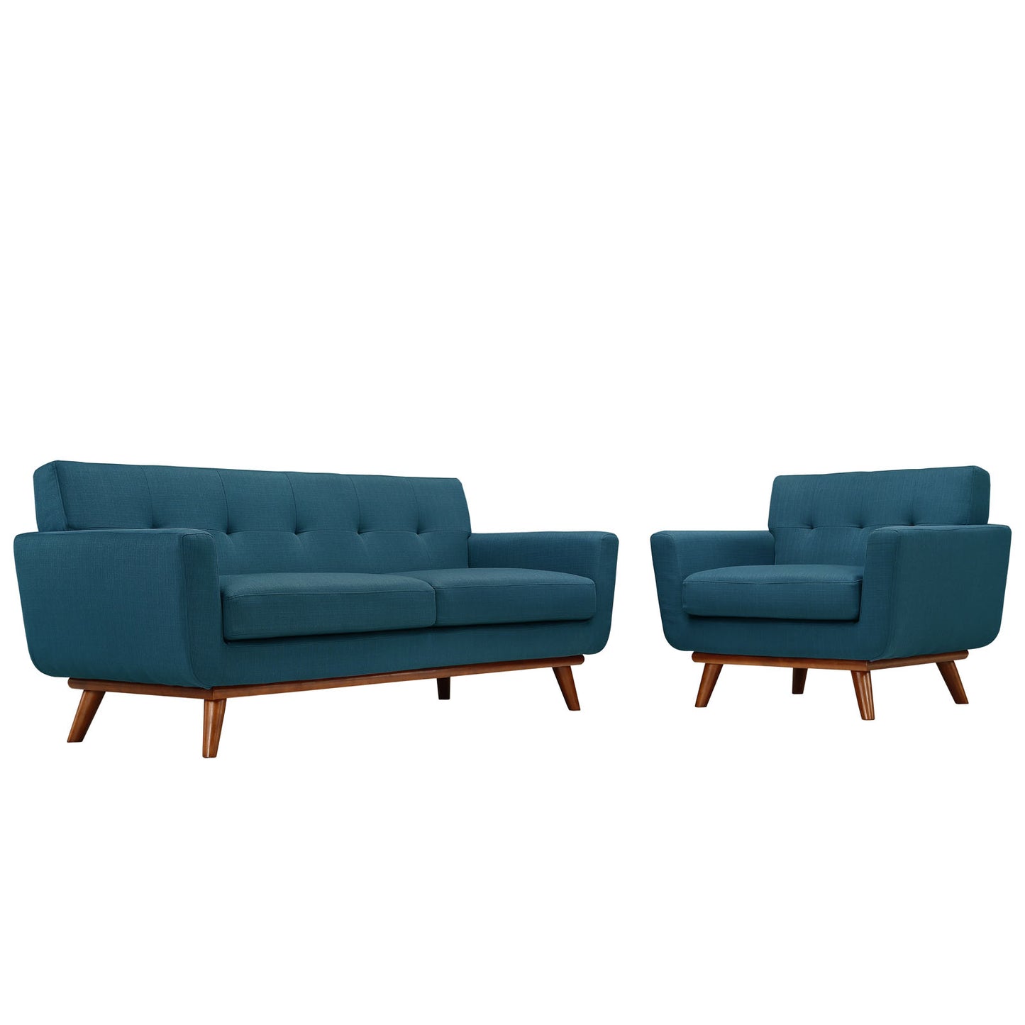 Engage Armchair and Loveseat Set of 2 by Modway EEI-1346-AZU