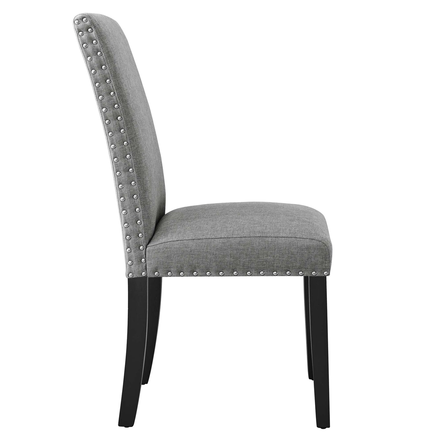 Parcel Dining Upholstered Fabric Side Chair by Modway EEI-1384-LGR