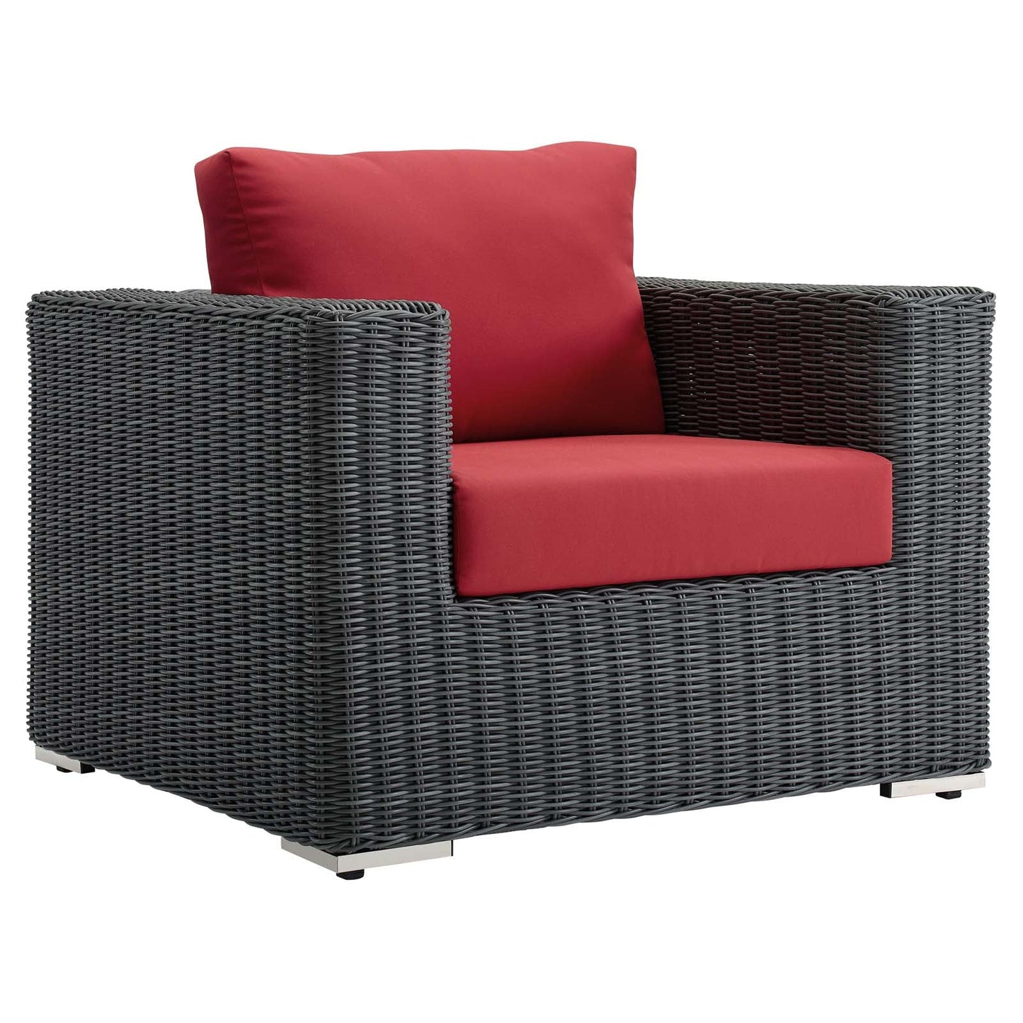 Summon Outdoor Patio Fabric Sunbrella® Armchair by Modway