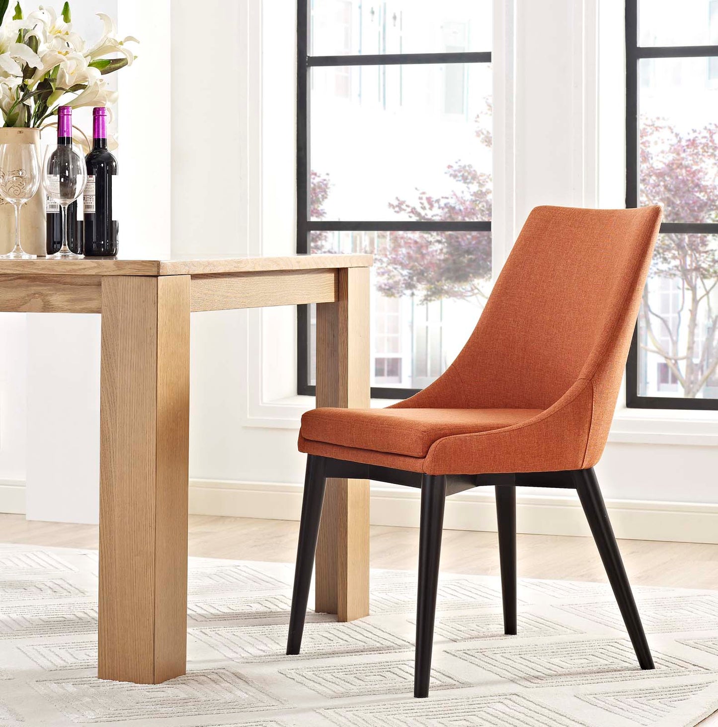 Viscount Fabric Dining Chair by Modway EEI-2227-ORA