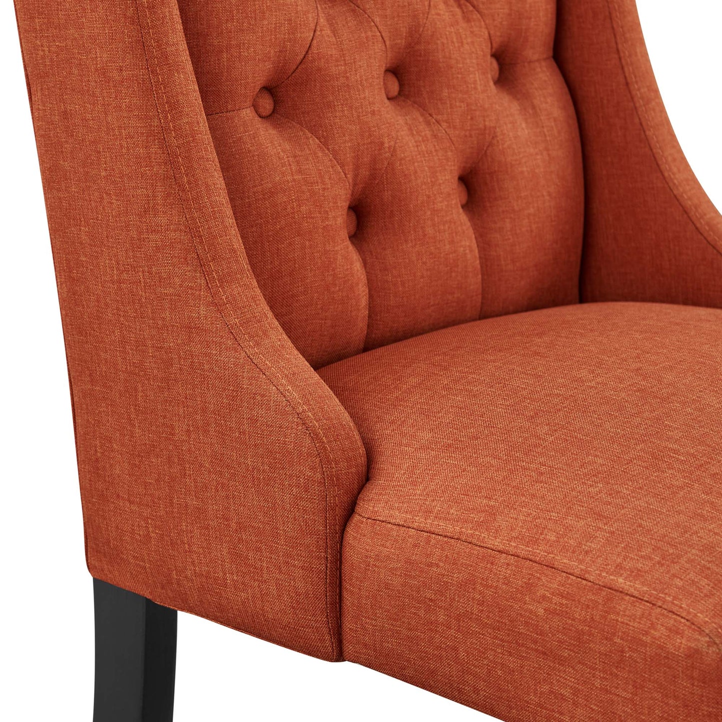 Baronet Button Tufted Fabric Dining Chair by Modway EEI-2235-ORA