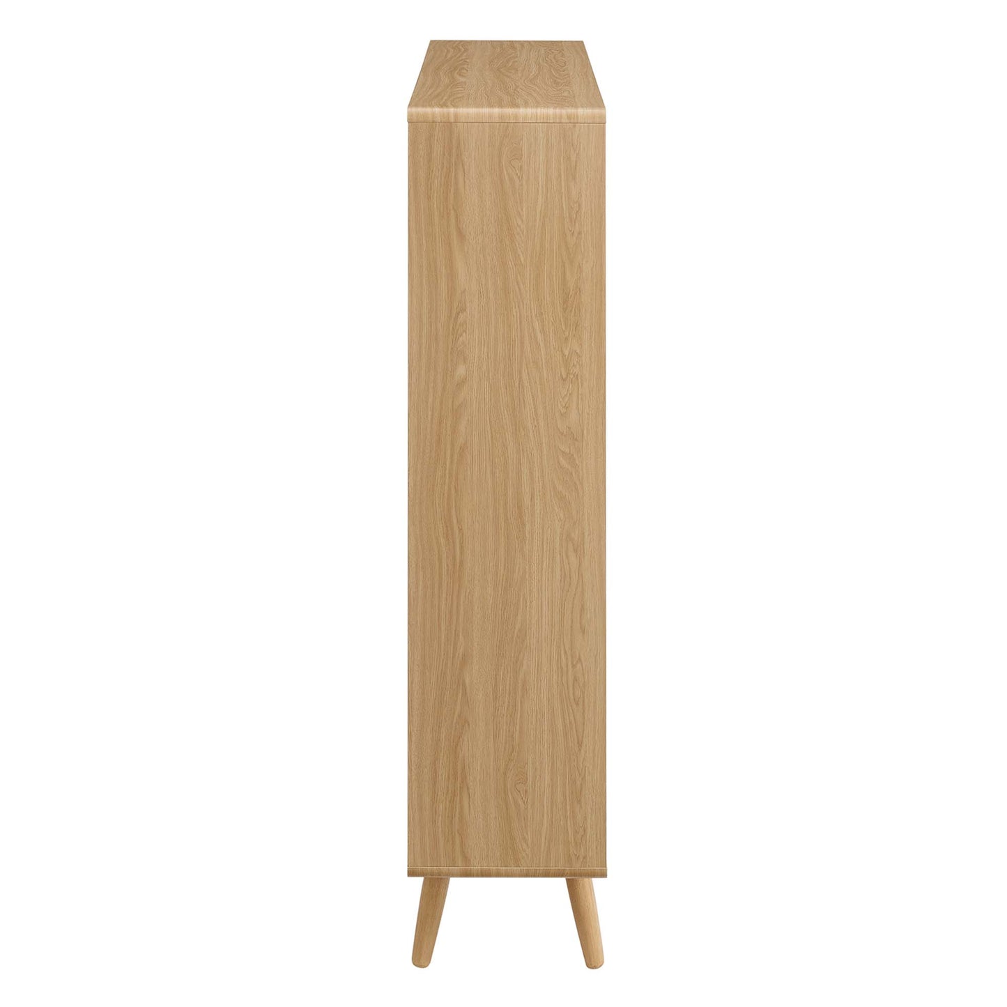 Transmit 7 Shelf Wood Grain Bookcase by Modway EEI-2529-OAK