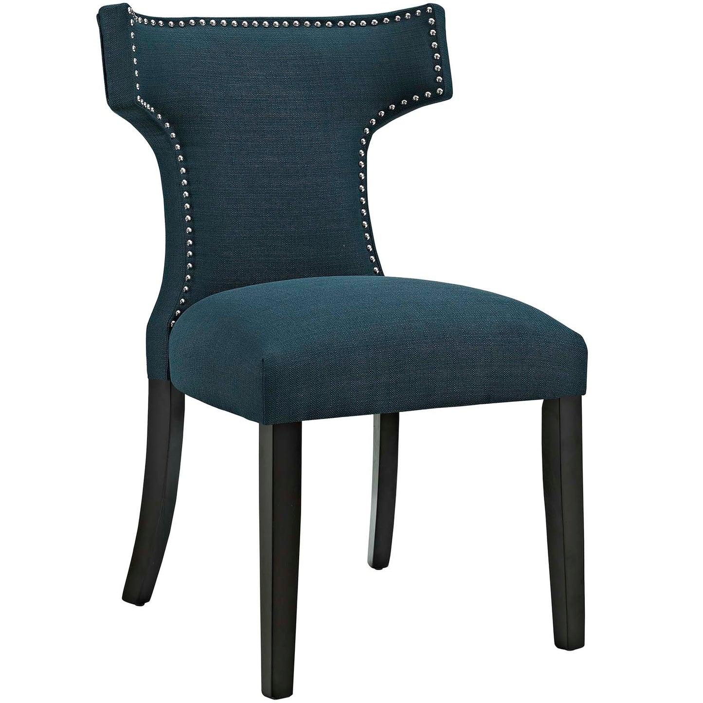 Curve Fabric Dining Side Chair Set of 2 by Modway