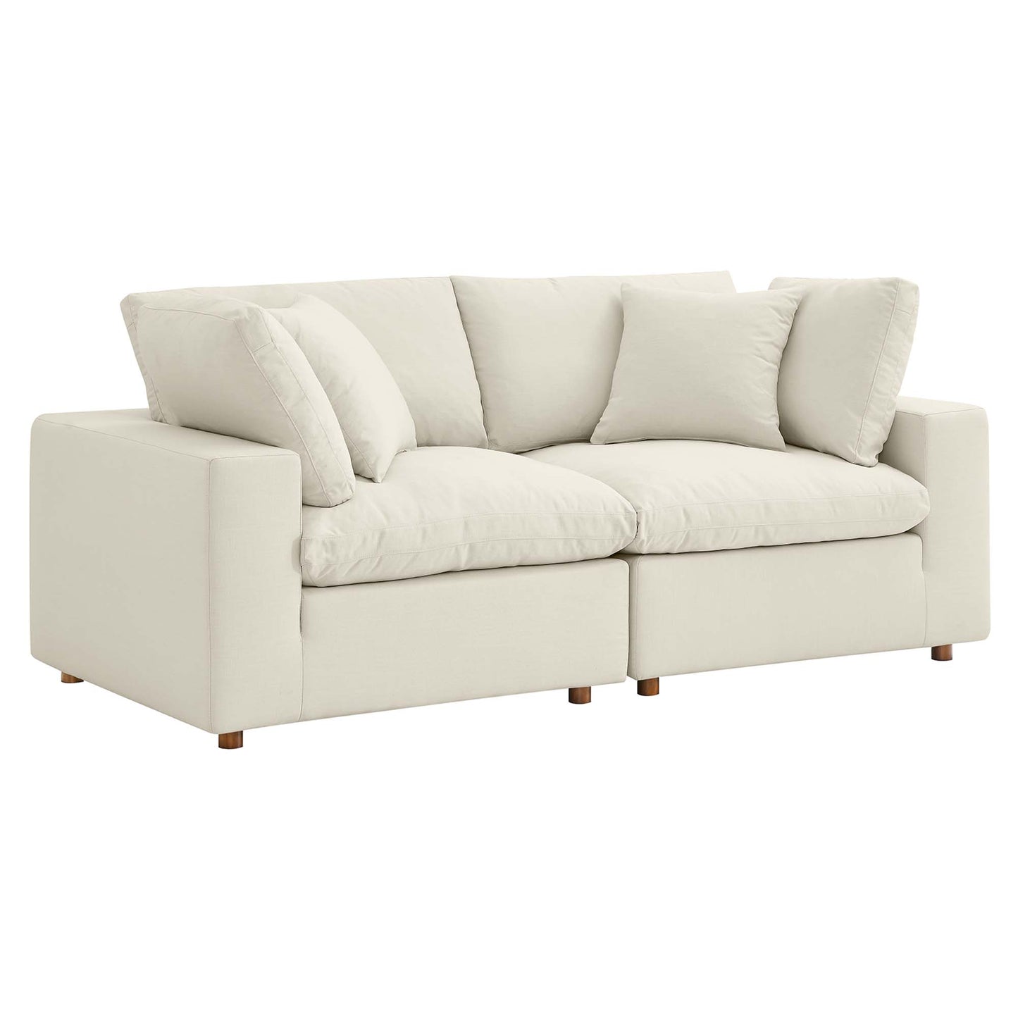 Commix 2 Piece Down Filled Overstuffed Sectional Sofa Set by Modway EEI-3354-LBG