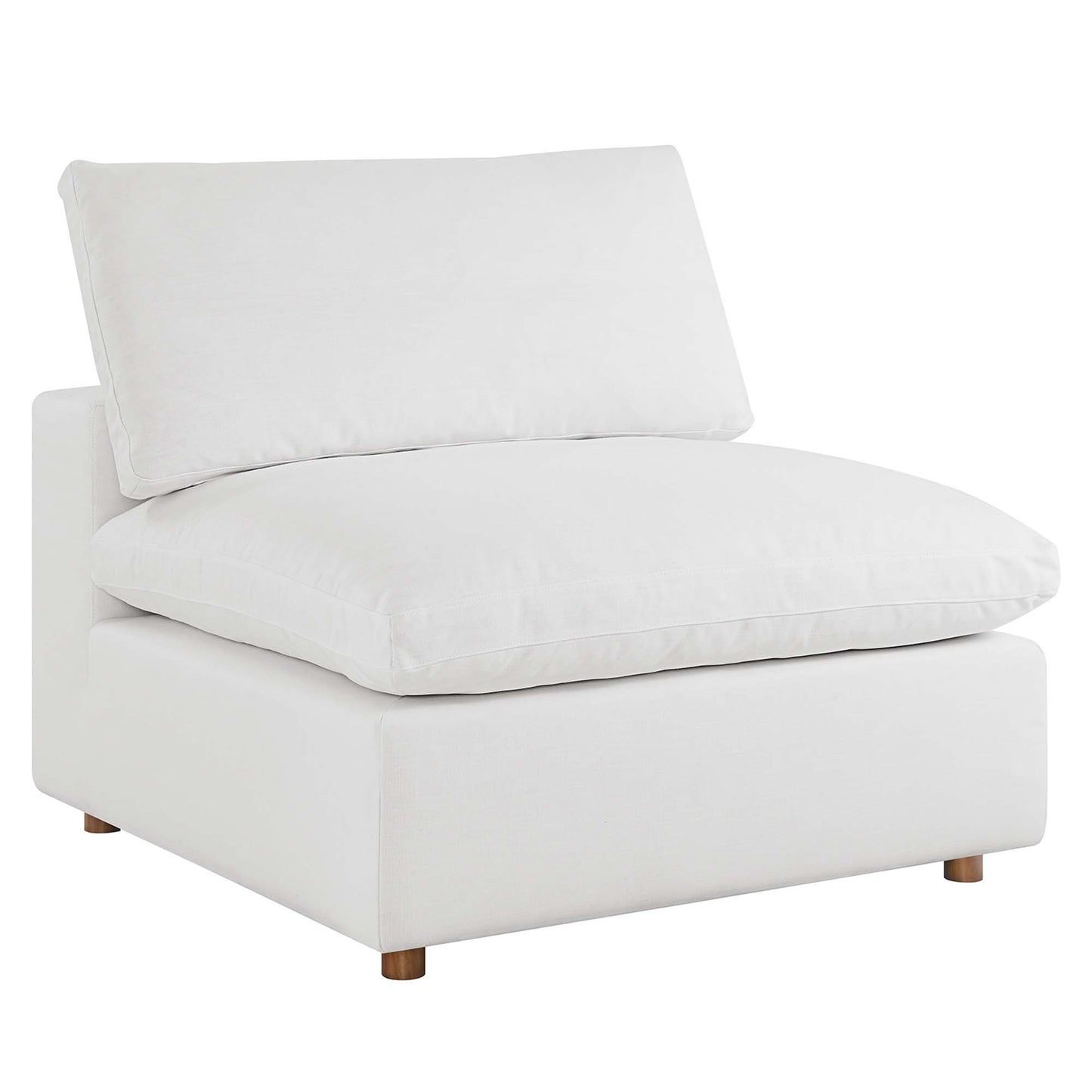 Commix 5-Piece Down Filled Overstuffed Armless Sectional Sofa