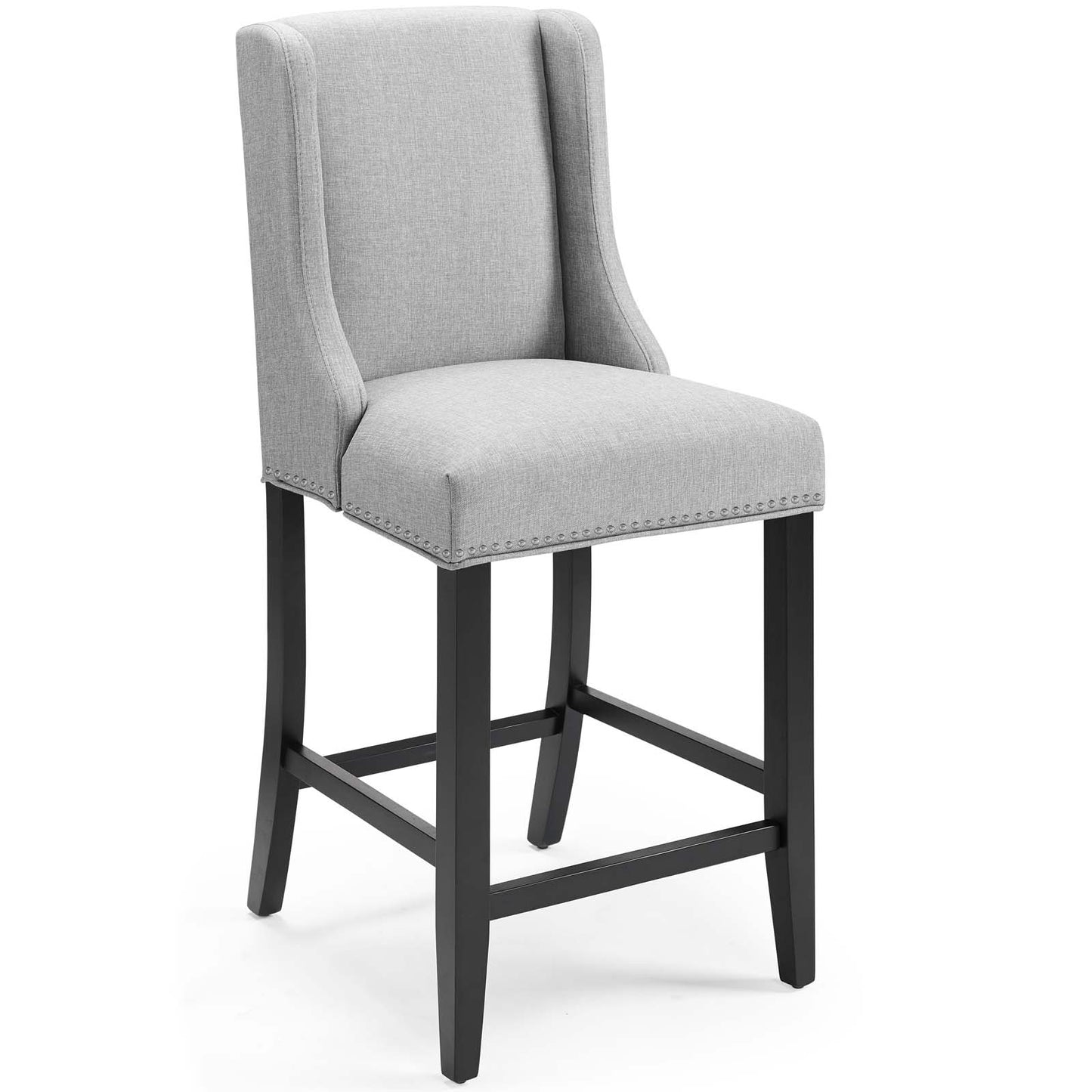 Baron Upholstered Fabric Counter Stool by Modway EEI-3735-LGR