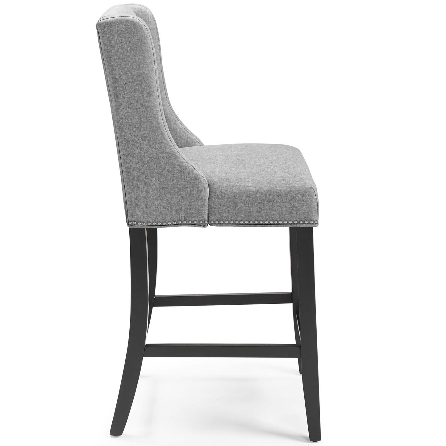Baron Upholstered Fabric Counter Stool by Modway EEI-3735-LGR