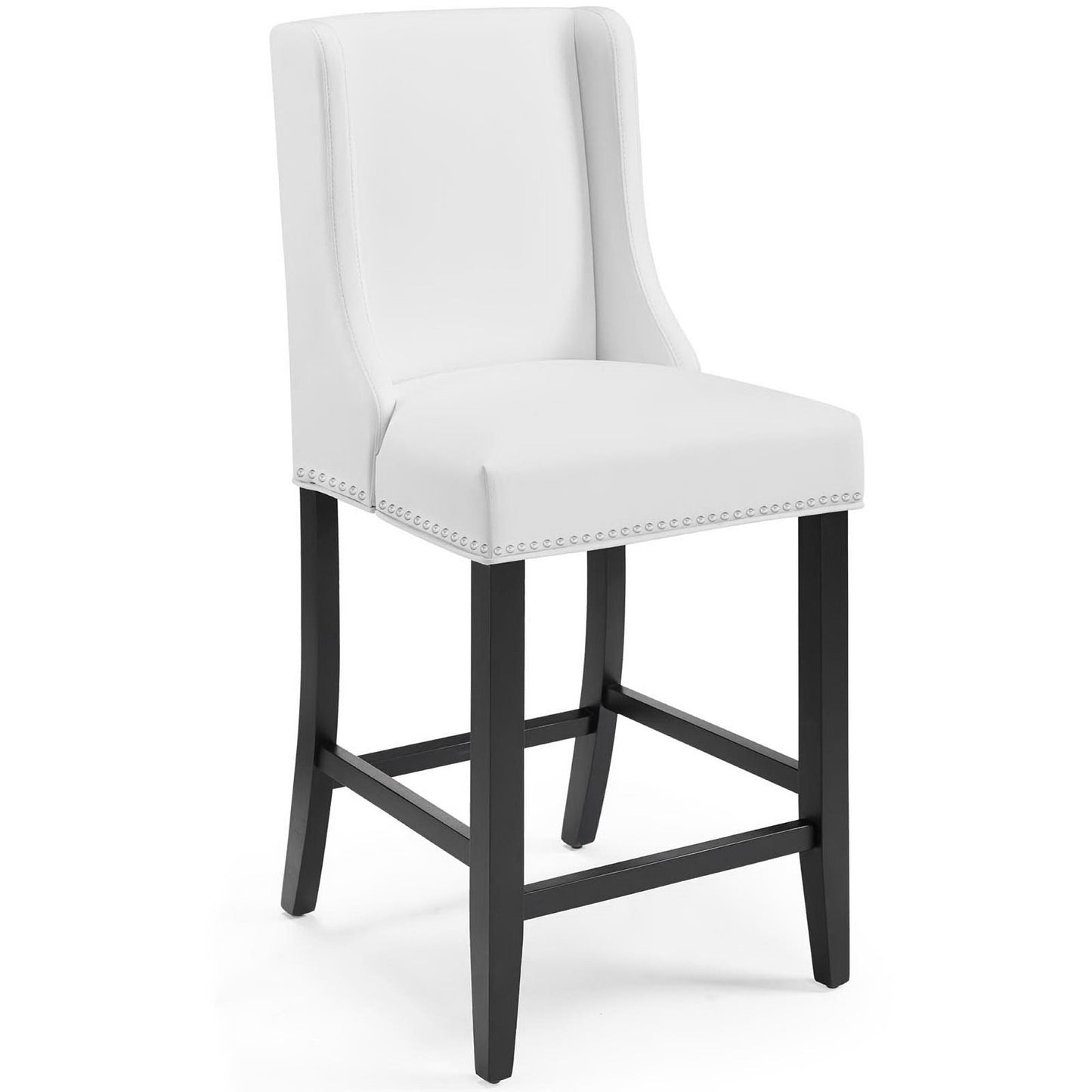 Baron Faux Leather Counter Stool by Modway EEI-3736-WHI