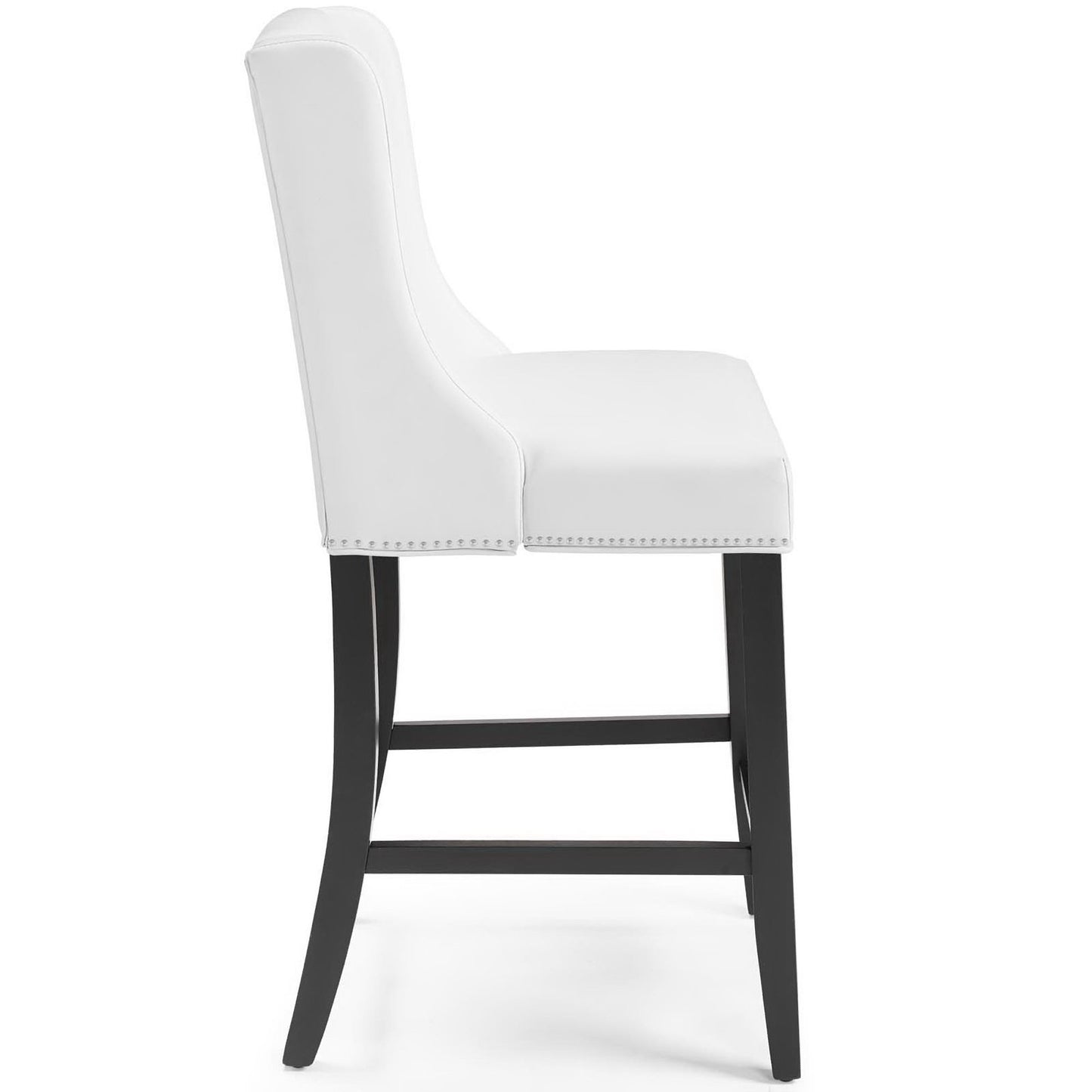 Baron Faux Leather Counter Stool by Modway EEI-3736-WHI