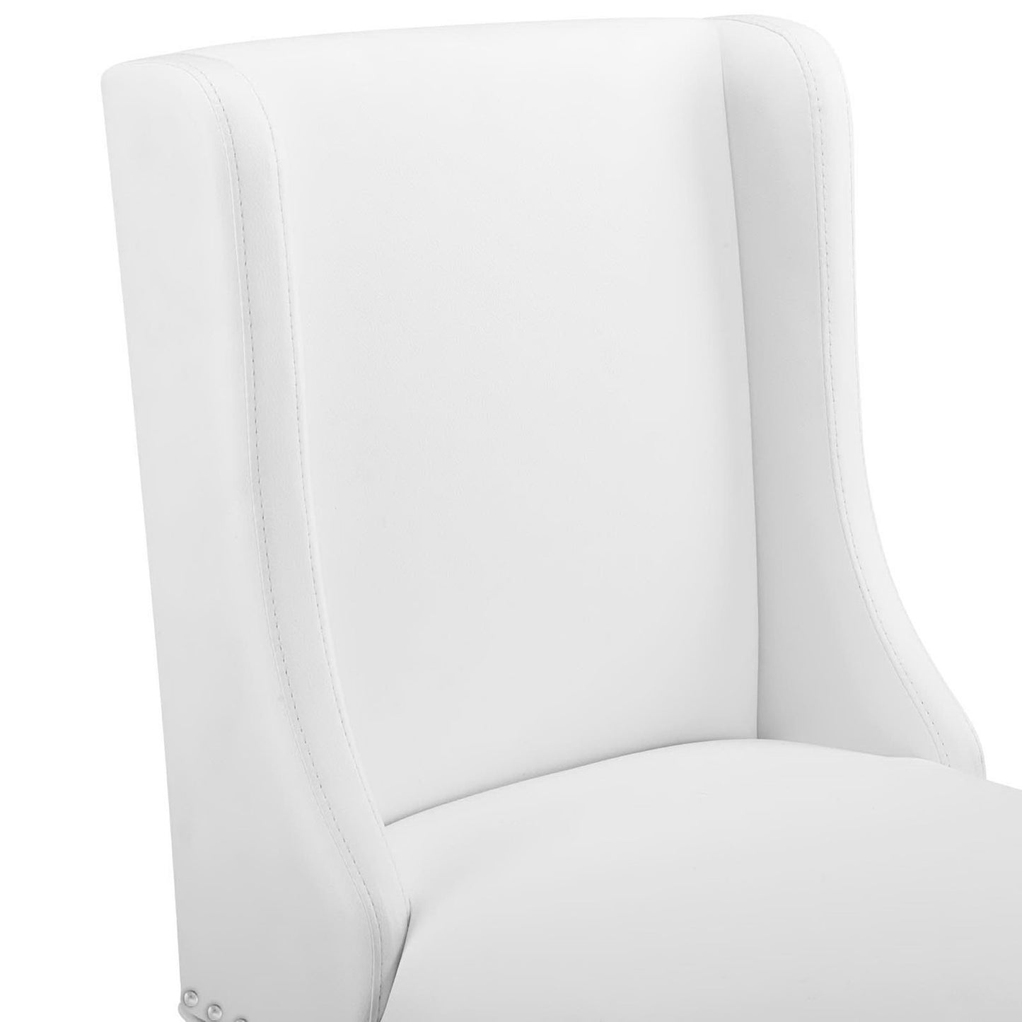 Baron Faux Leather Counter Stool by Modway EEI-3736-WHI