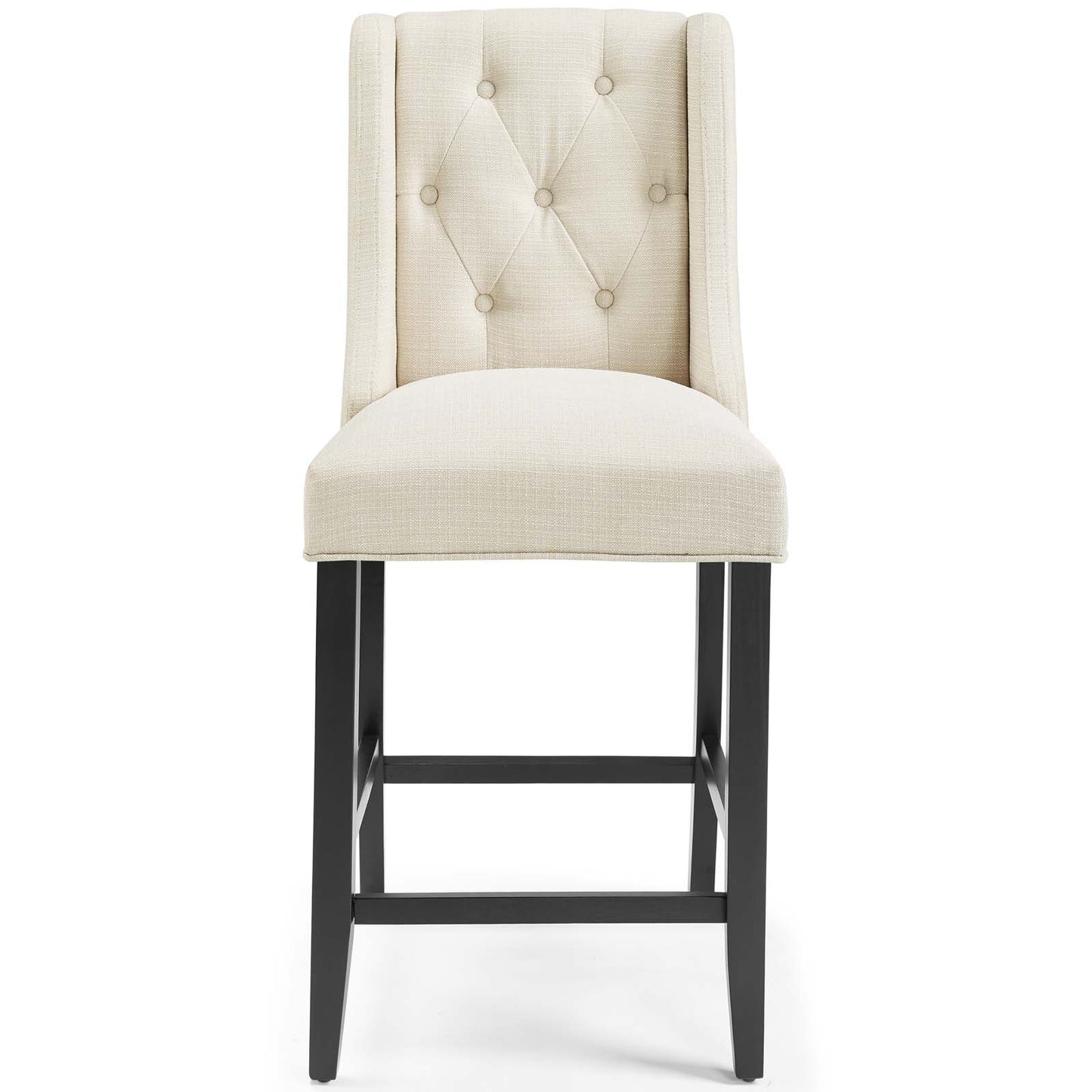 Baronet Tufted Button Upholstered Fabric Counter Stool by Modway EEI-3739-BEI