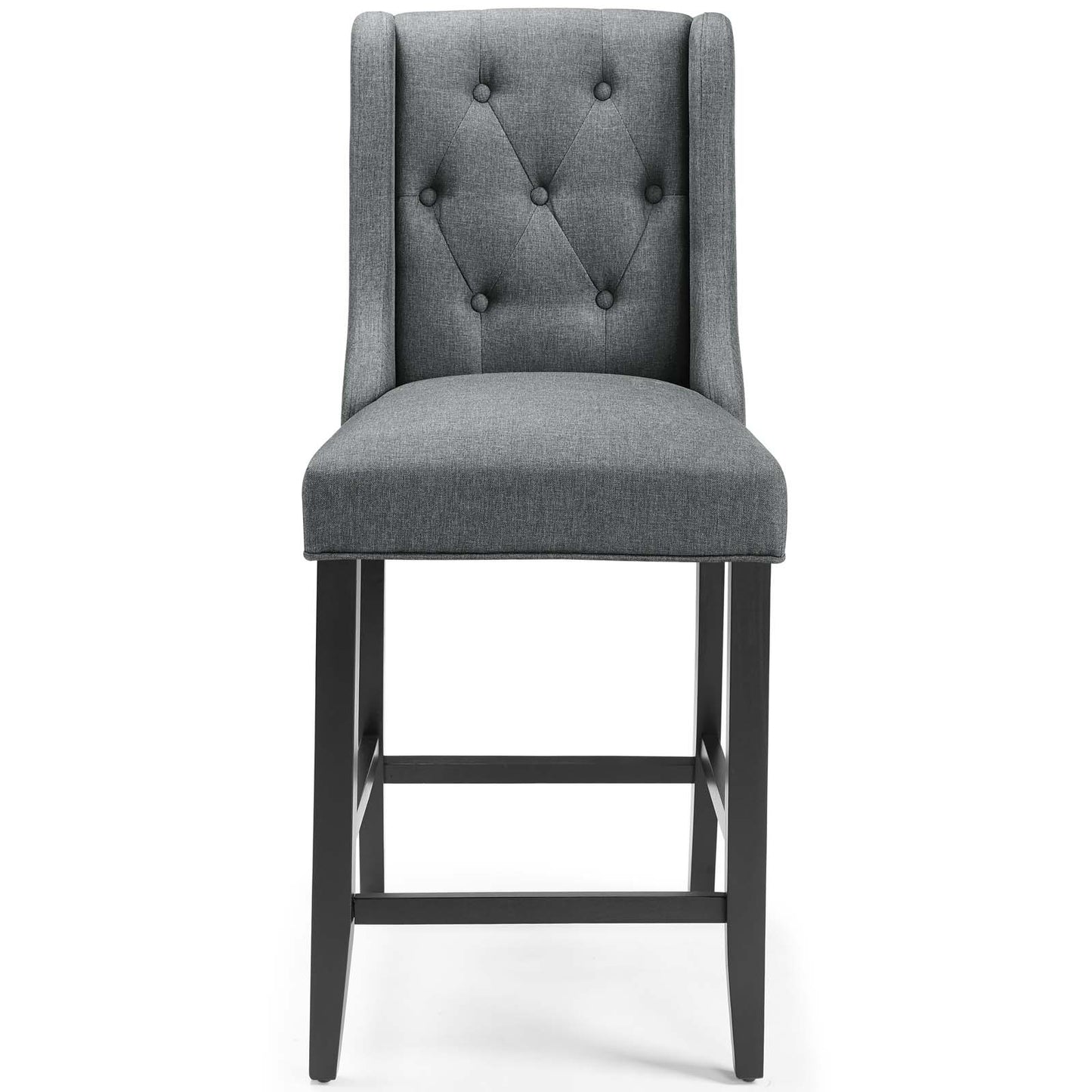 Baronet Tufted Button Upholstered Fabric Counter Stool by Modway EEI-3739-GRY