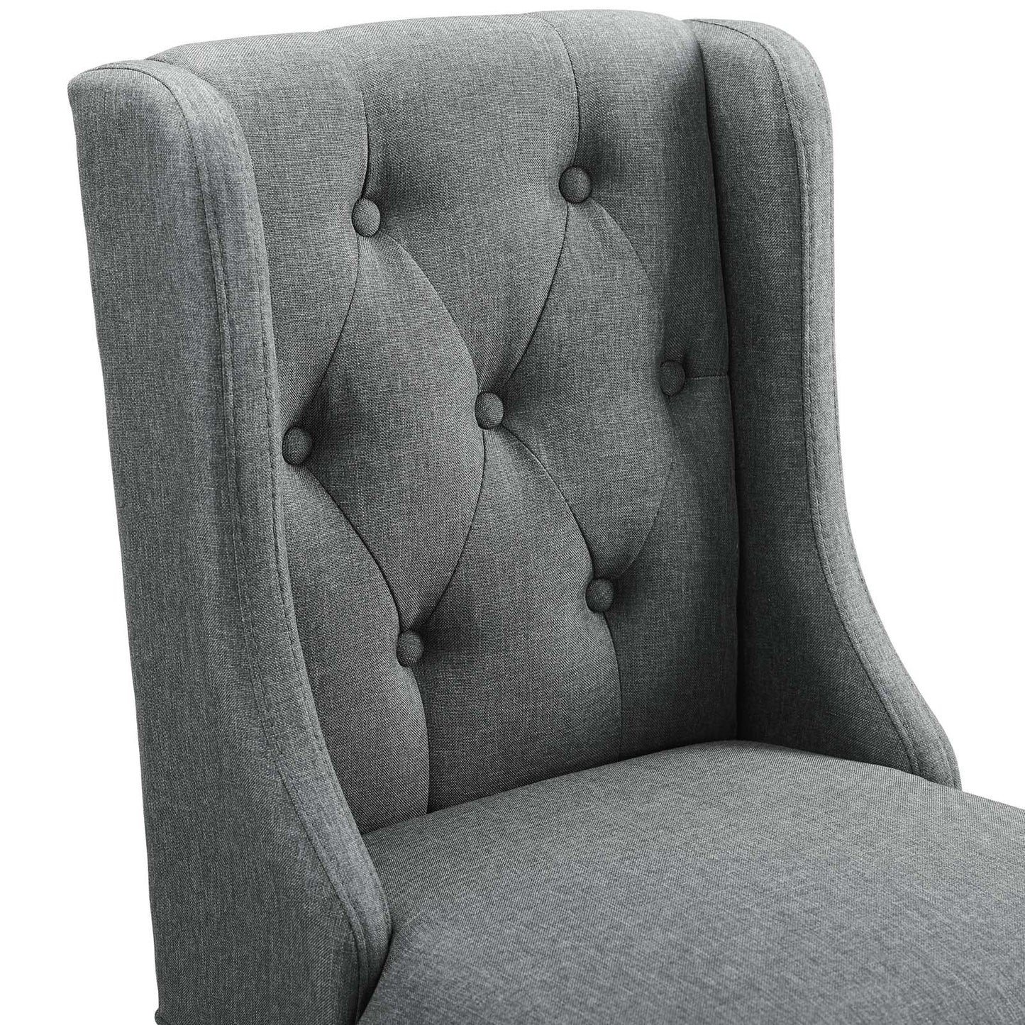 Baronet Tufted Button Upholstered Fabric Counter Stool by Modway EEI-3739-GRY