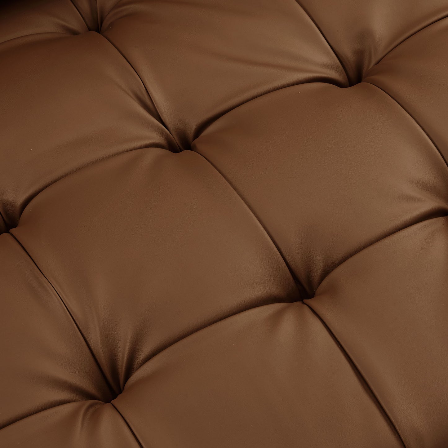 Valour Tufted Vegan Leather Sofa by Modway EEI-3765-BRN