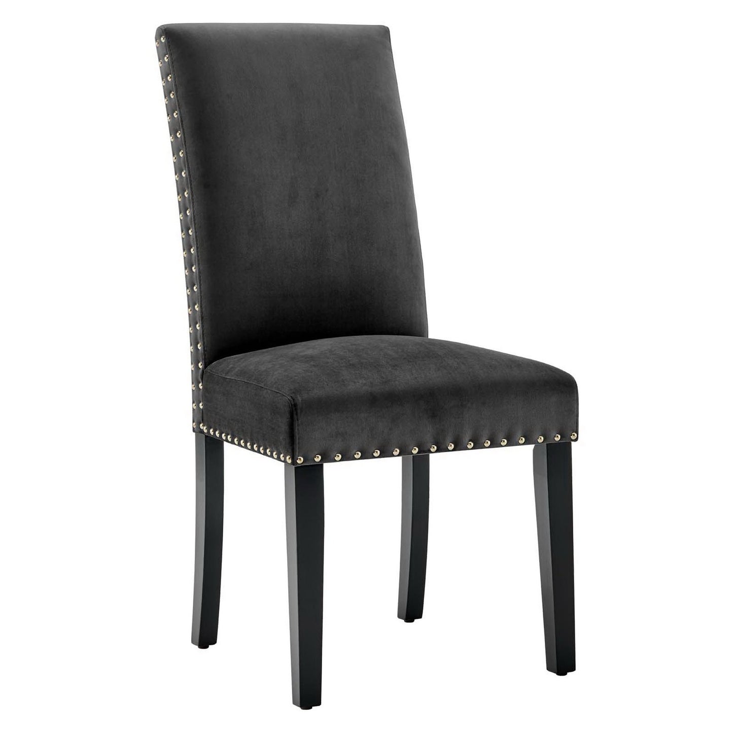 Parcel Performance Velvet Dining Side Chairs Set of 2 by Modway EEI-3779-CHA