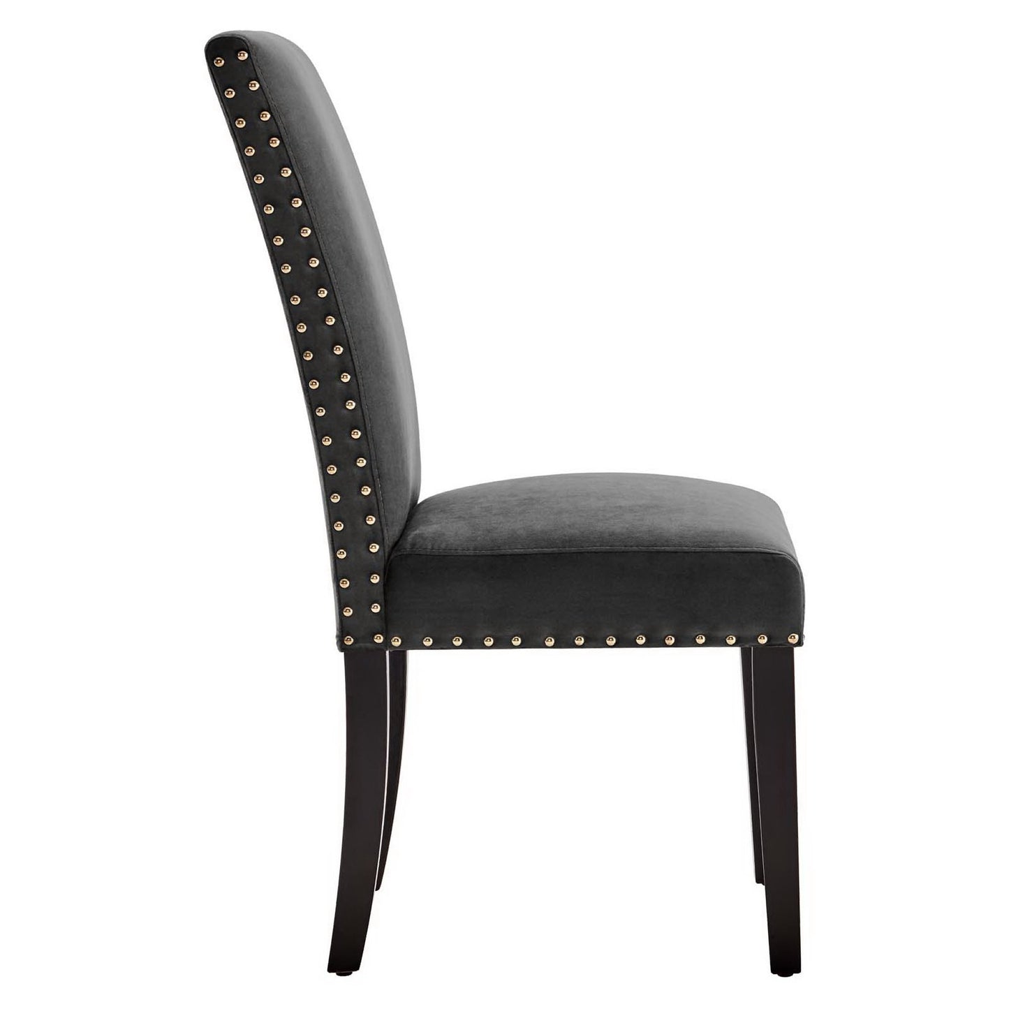 Parcel Performance Velvet Dining Side Chairs Set of 2 by Modway EEI-3779-CHA
