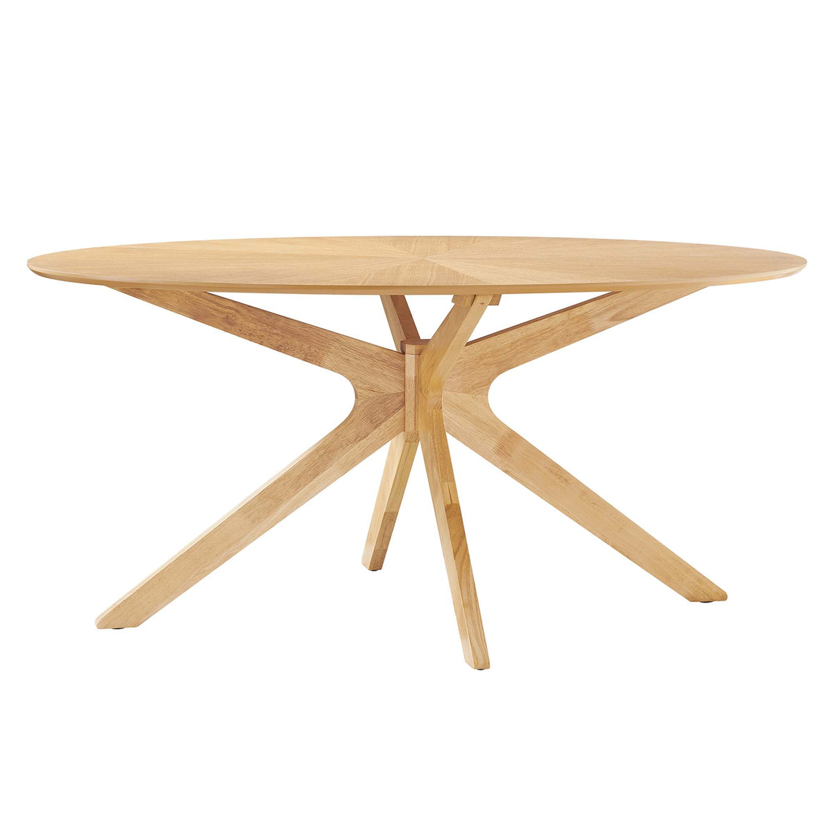 Crossroads Round and Oval Wood Dining Table