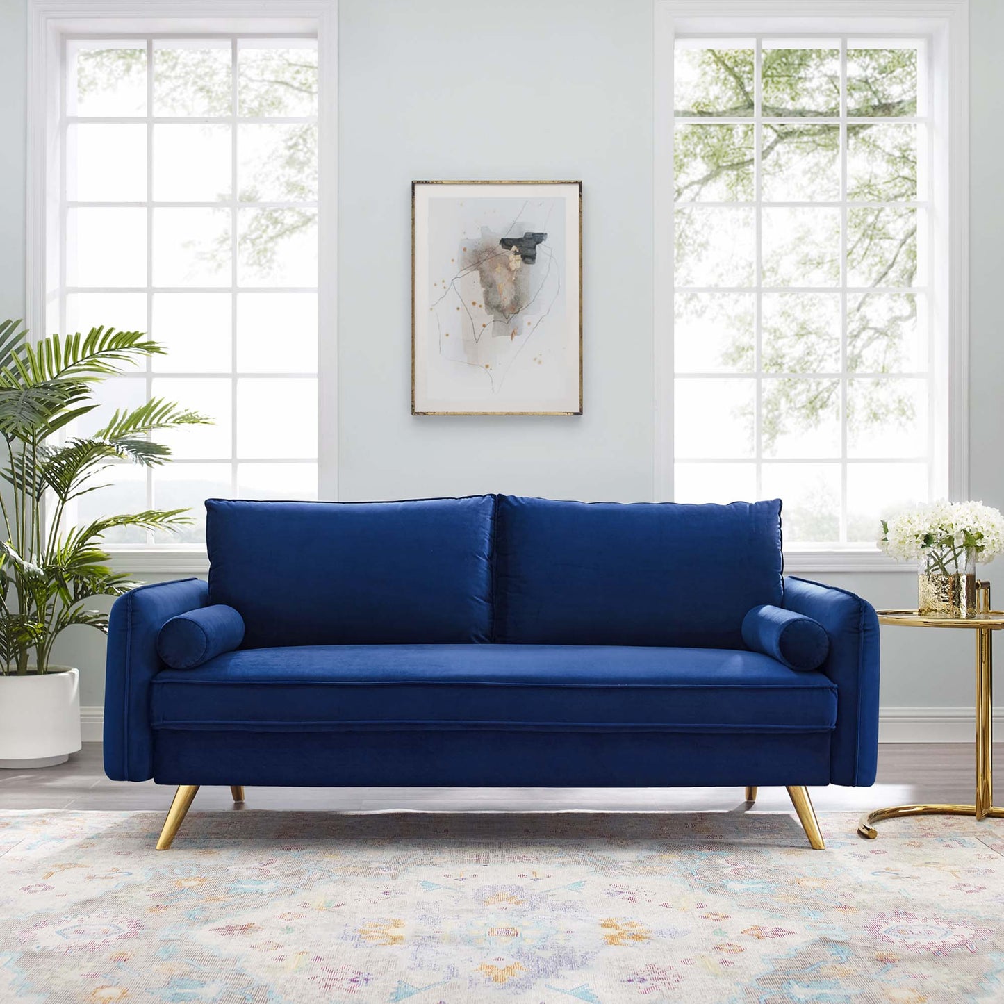 Revive Performance Velvet Sofa by Modway EEI-3988-NAV