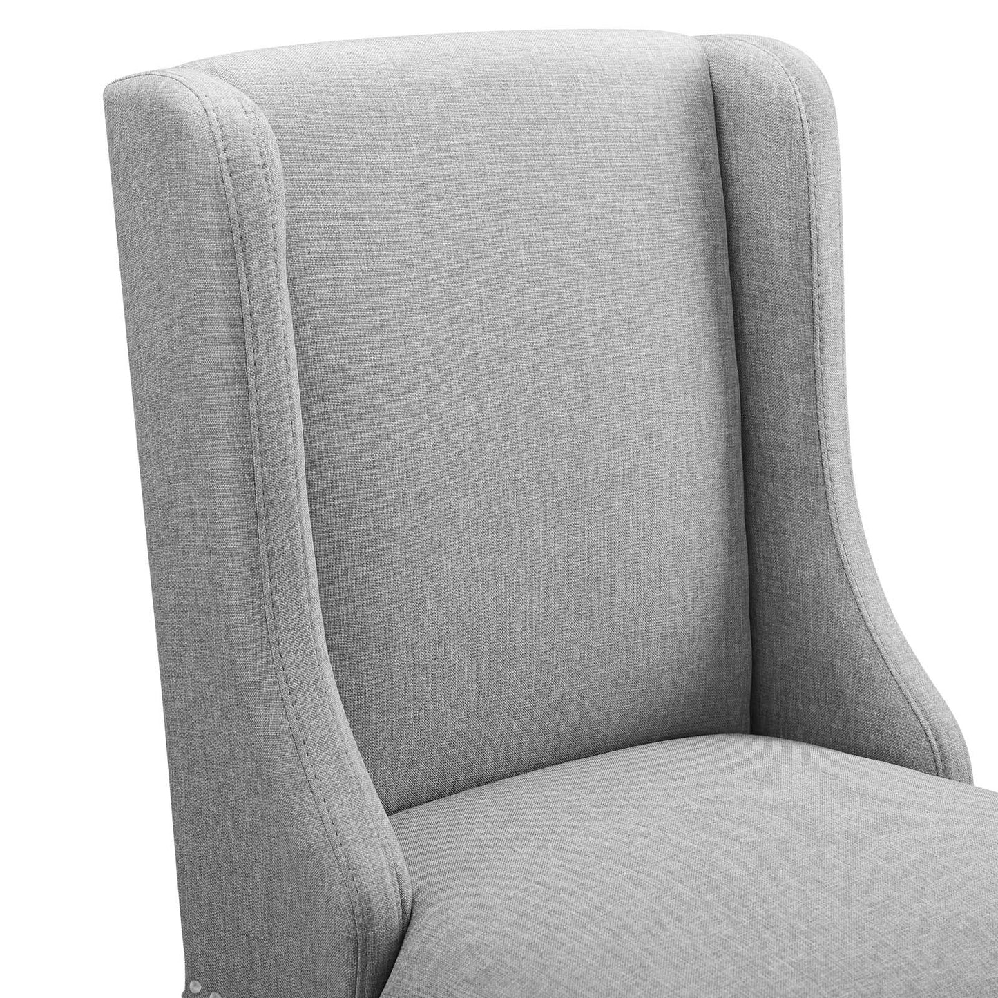 Baron Upholstered Fabric Counter Stool Set of 2 by Modway EEI-4016-LGR