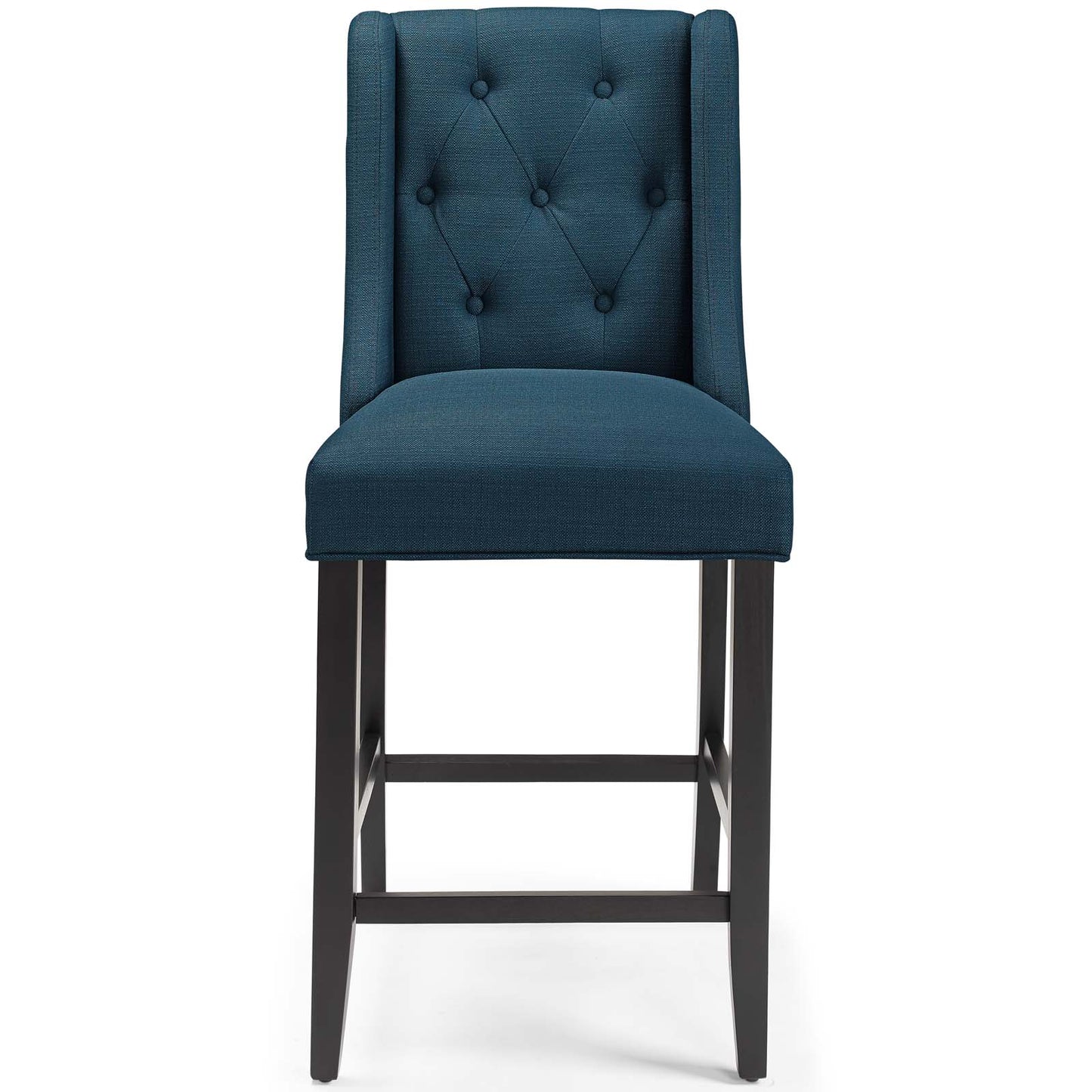 Baronet Upholstered Fabric Counter Bar Stool Set of 2 by Modway EEI-4020-AZU
