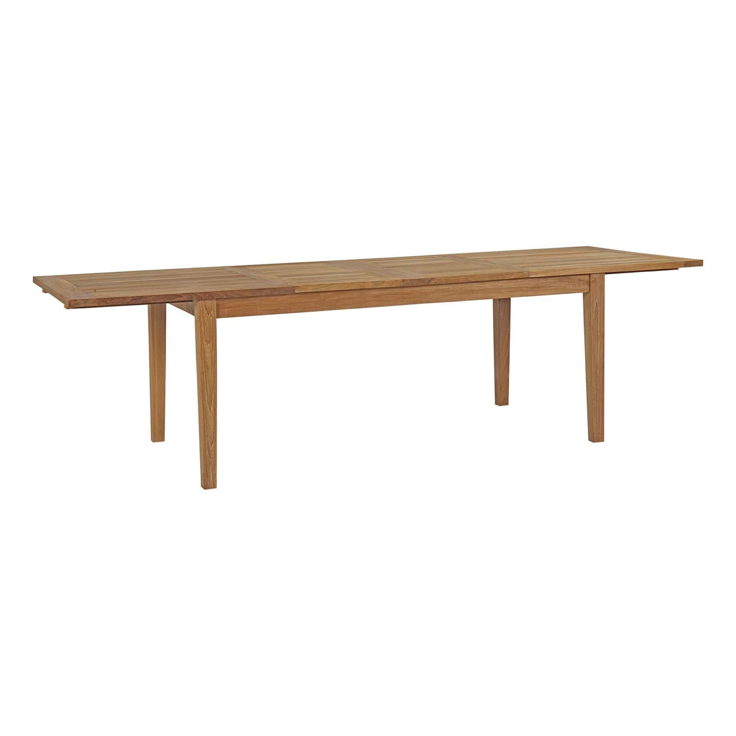 Marina 9 Piece Outdoor Patio Teak Dining Set by Modway EEI-4033-NAT-WHI-SET