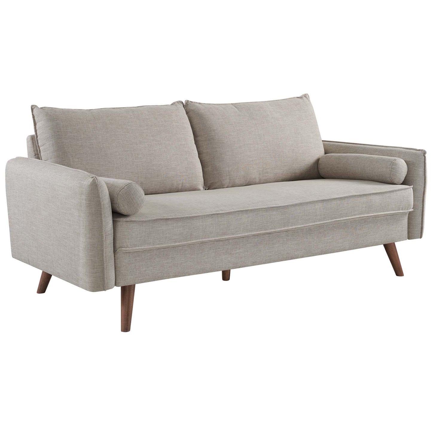 Revive Upholstered Fabric Sofa and Loveseat Set by Modway EEI-4047-BEI-SET