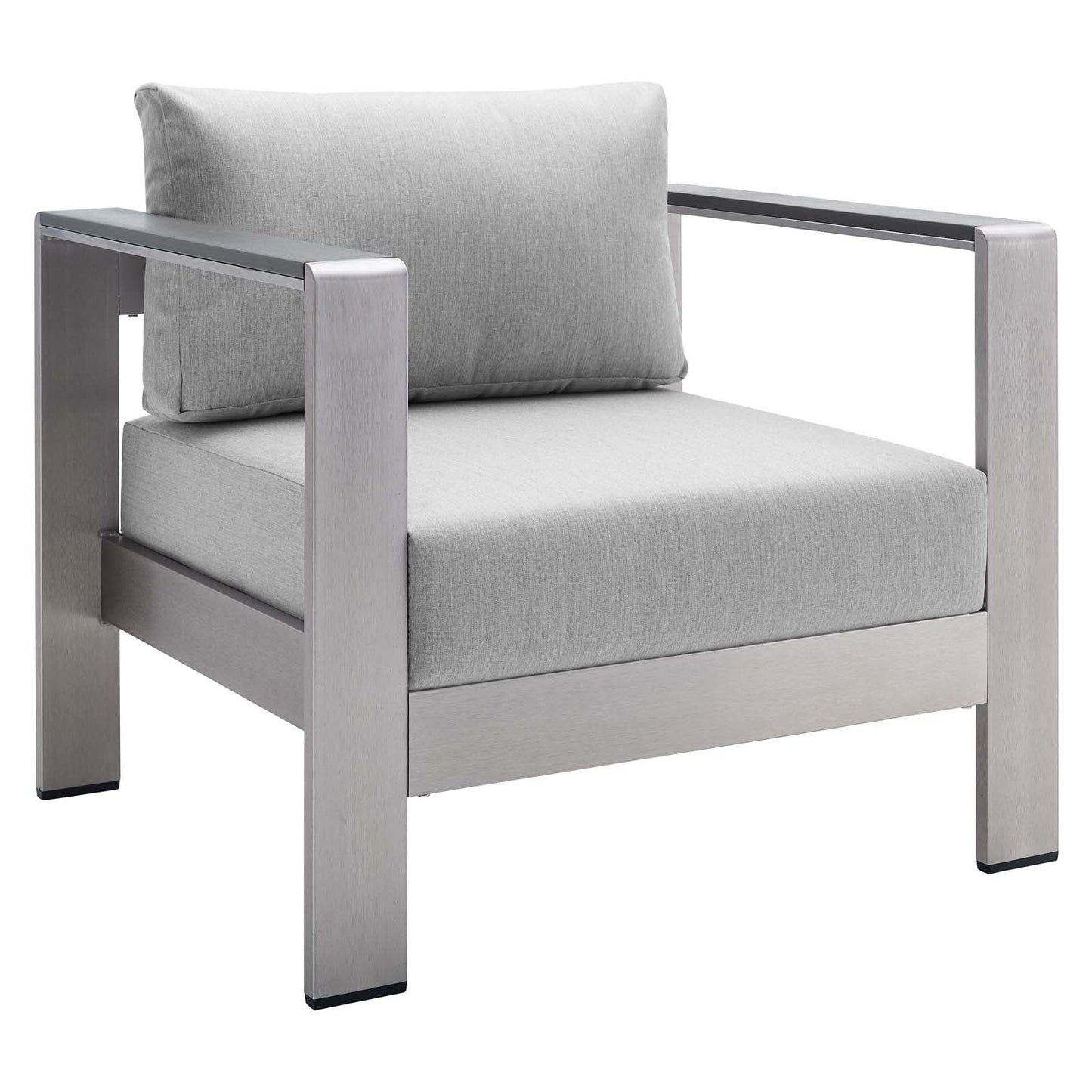 Shore Sunbrella® Fabric Aluminum Outdoor Patio Armchair by Modway