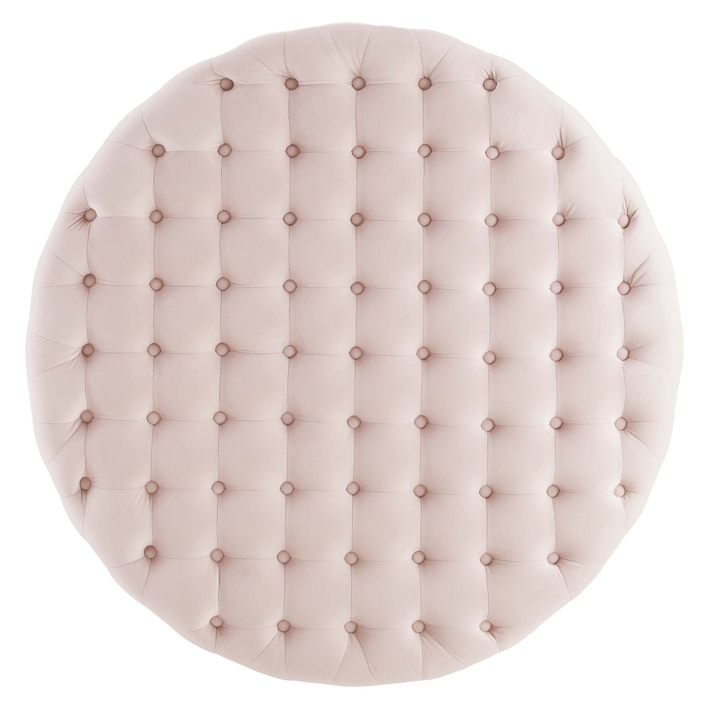 Ensconce Tufted Performance Velvet Round Ottoman by Modway EEI-4326-PNK