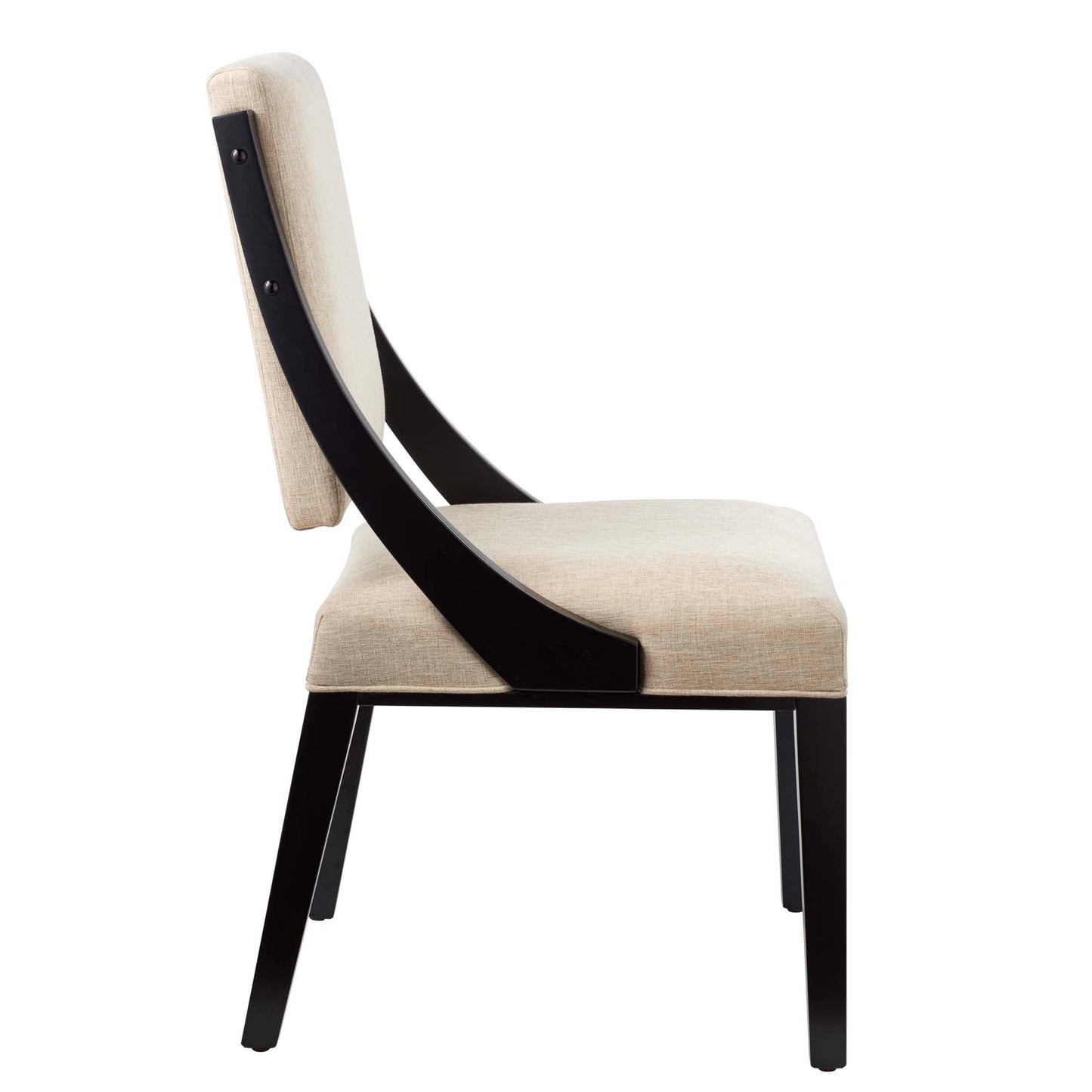 Cambridge Upholstered Fabric Dining Chairs Set of 2 by Modway EEI-4553-BEI