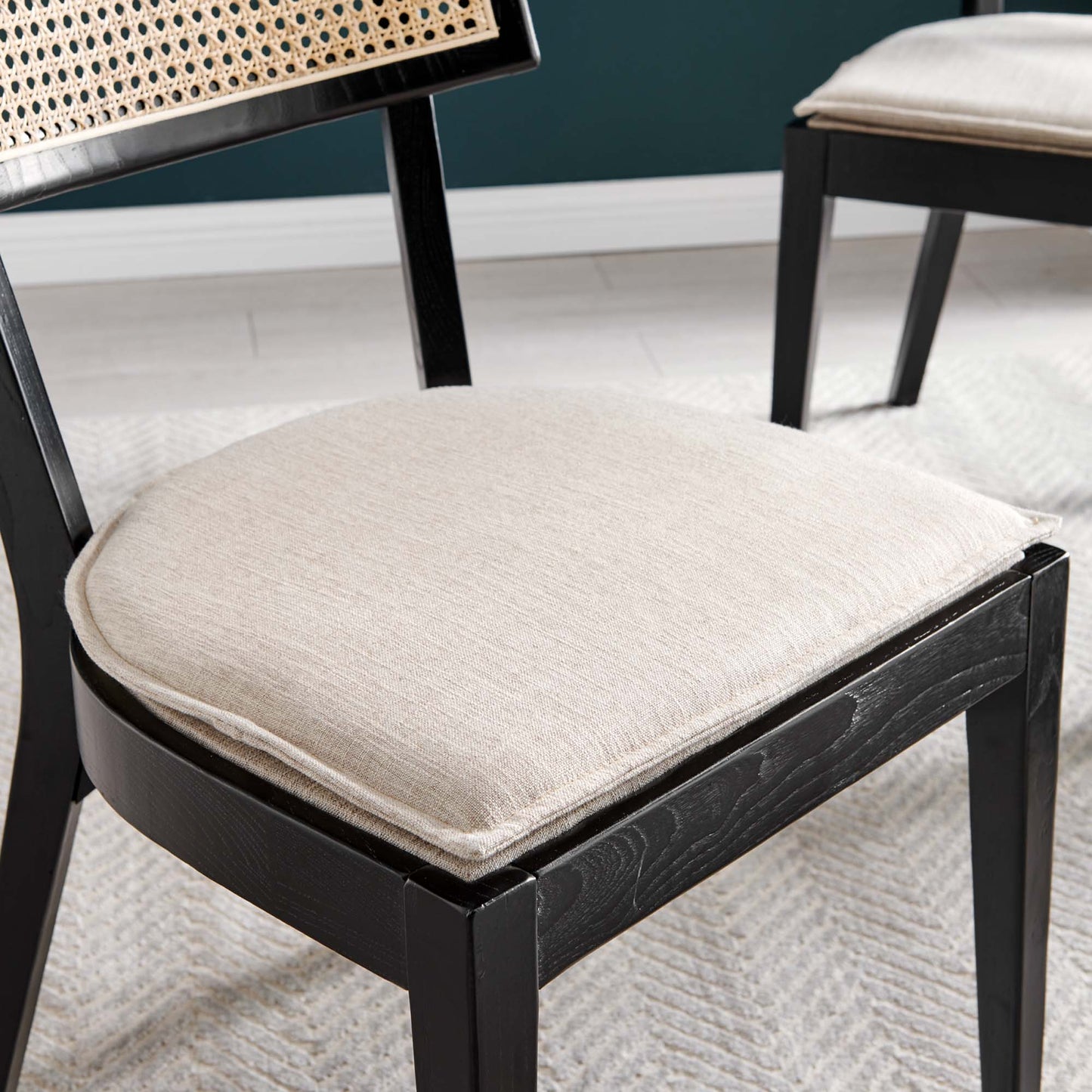 Caledonia Wood Dining Chair by Modway EEI-4648-BLK-BEI