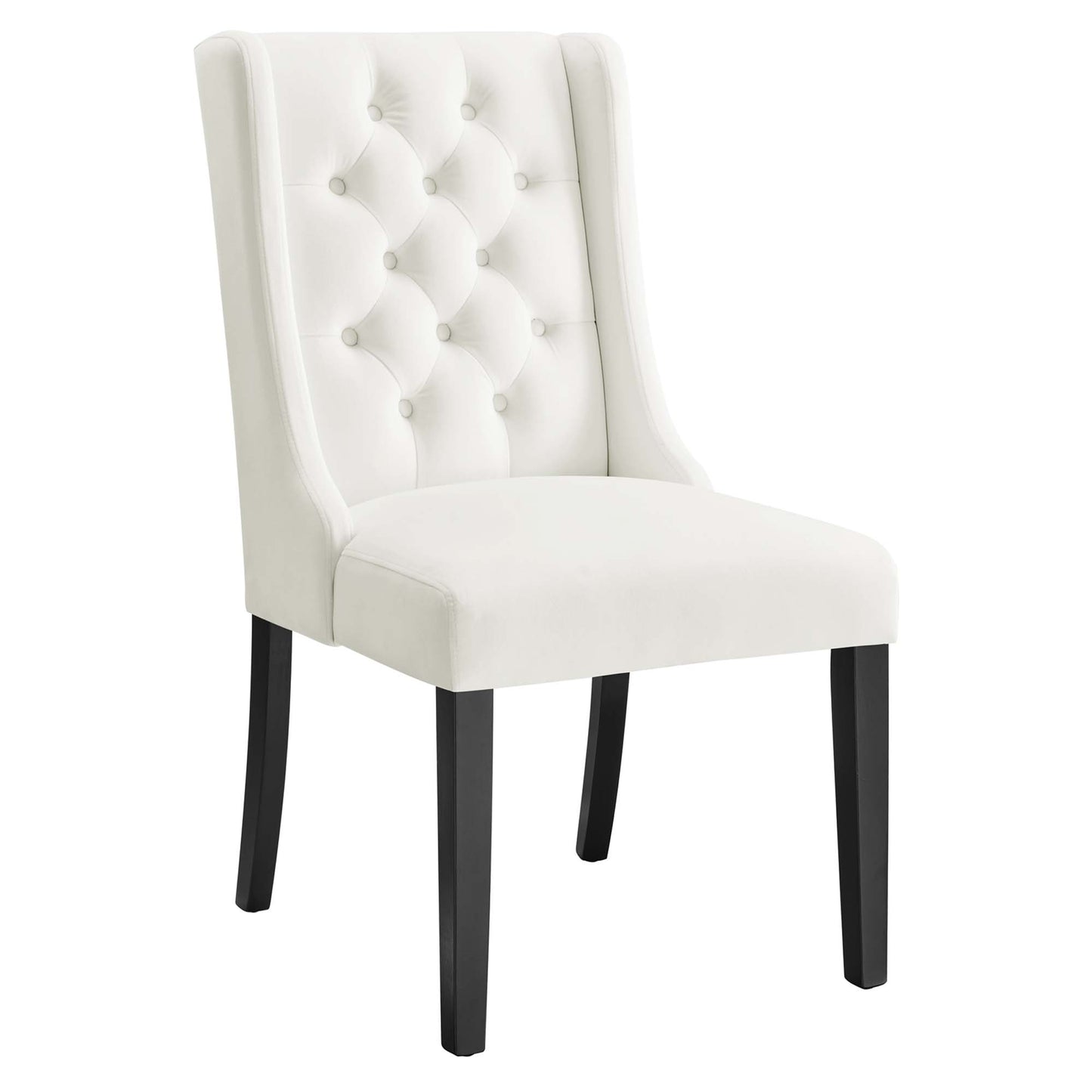 Baronet Performance Velvet Dining Chairs Set of 2 by Modway EEI-5013-WHI