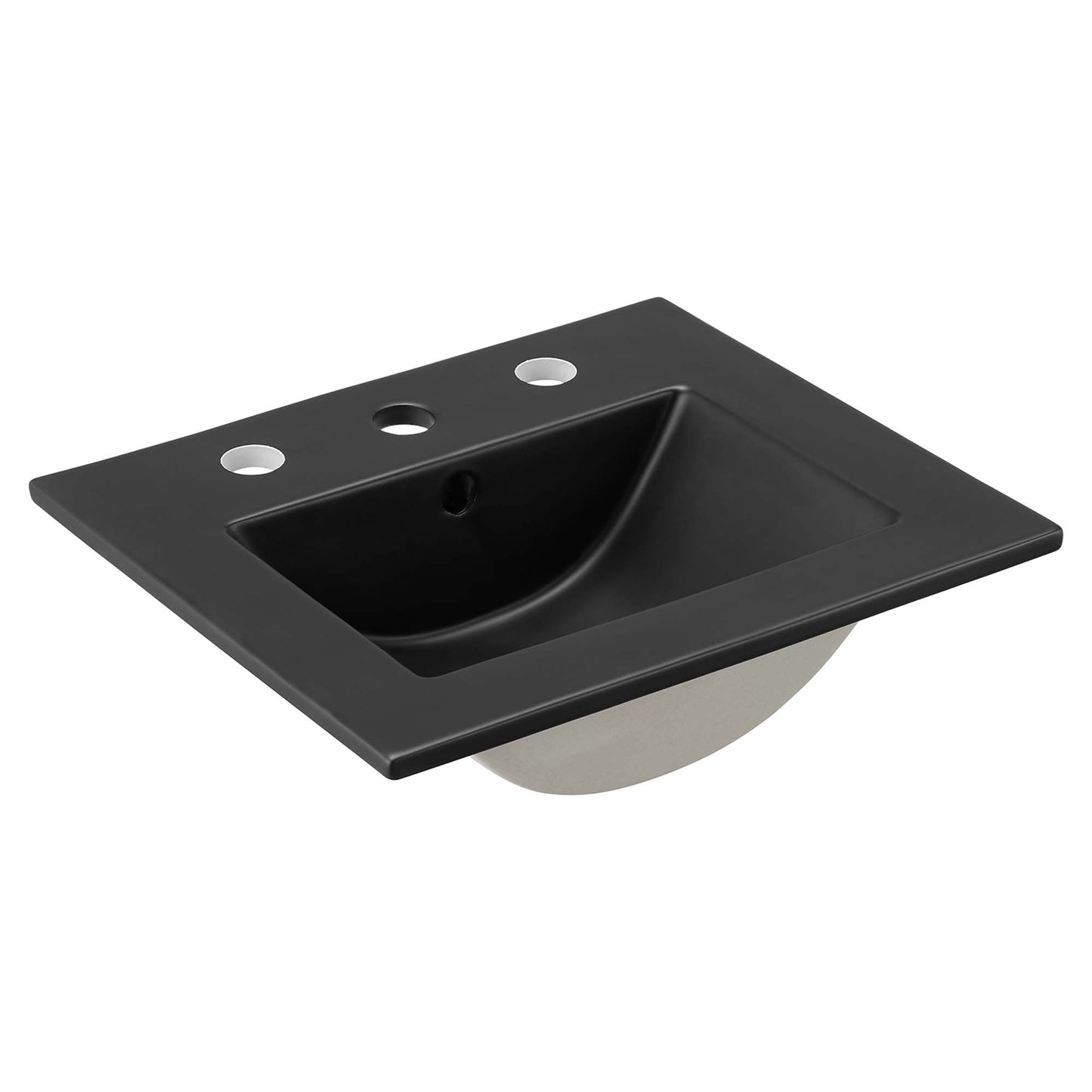 Cayman 18" Bathroom Sink by Modway EEI-5068-BLK