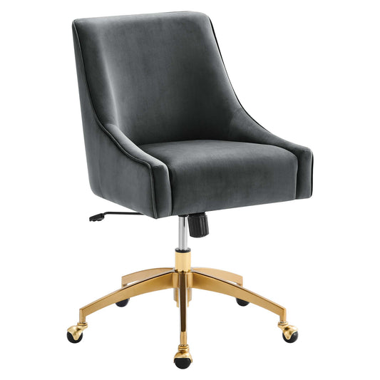 Discern Performance Velvet Office Chair by Modway EEI-5079-GRY