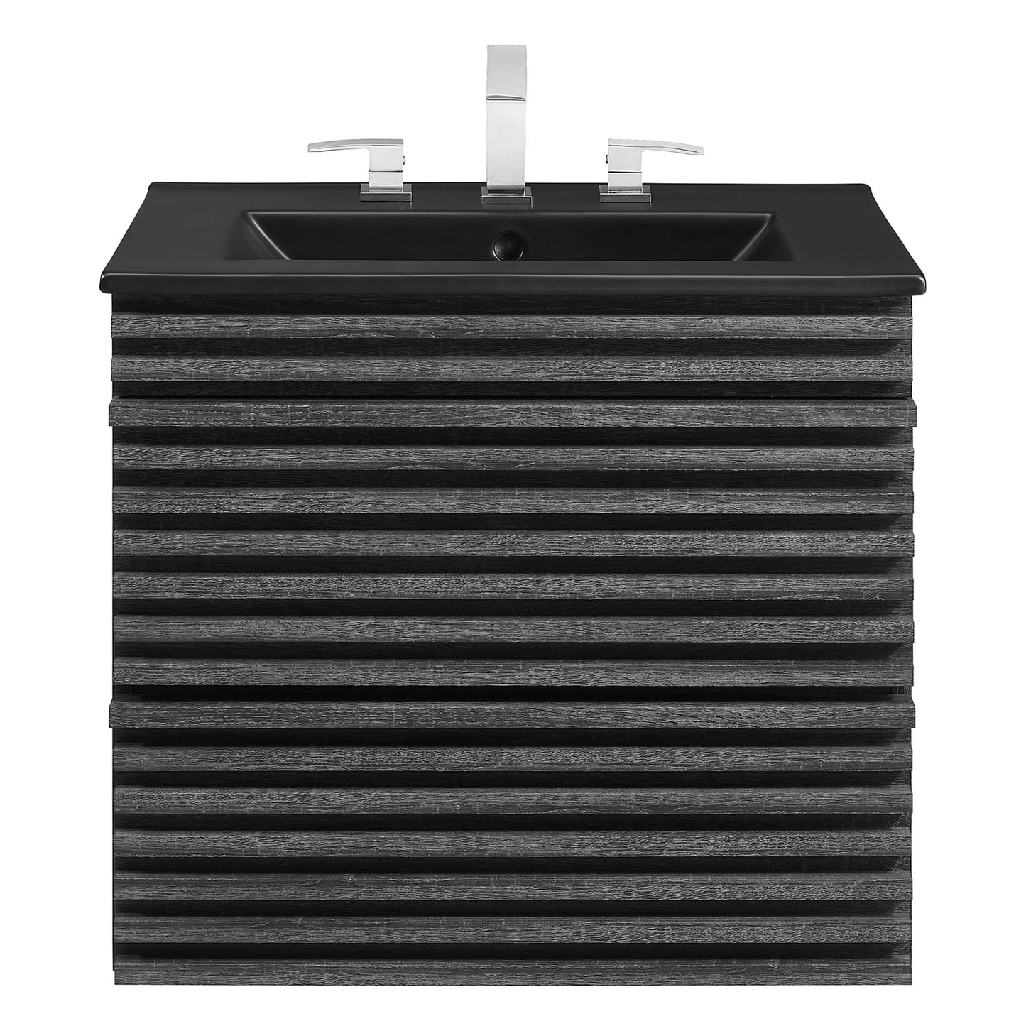 Render 24" Wall-Mount Bathroom Vanity by Modway EEI-5364-CHA-BLK
