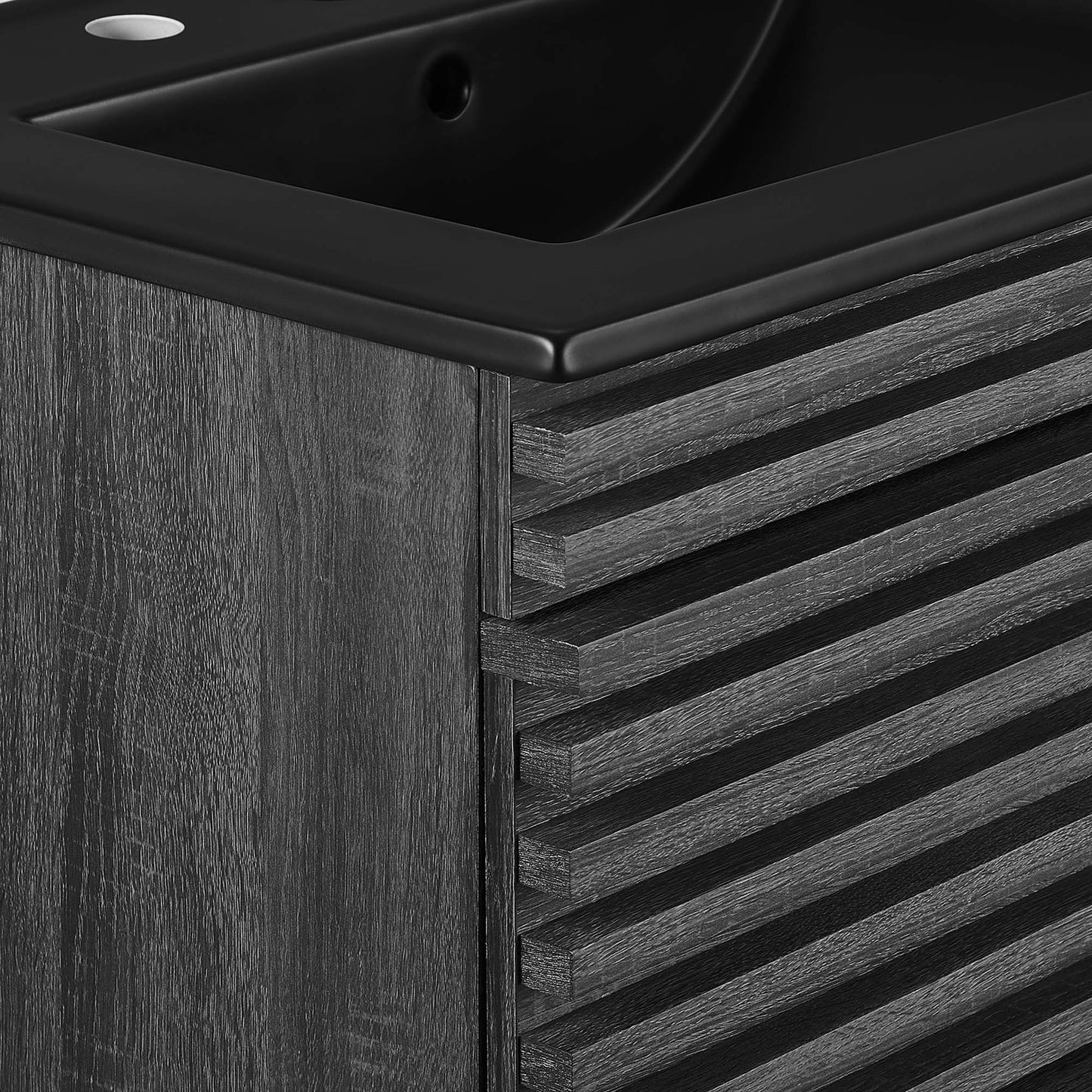 Render 24" Wall-Mount Bathroom Vanity by Modway EEI-5364-CHA-BLK