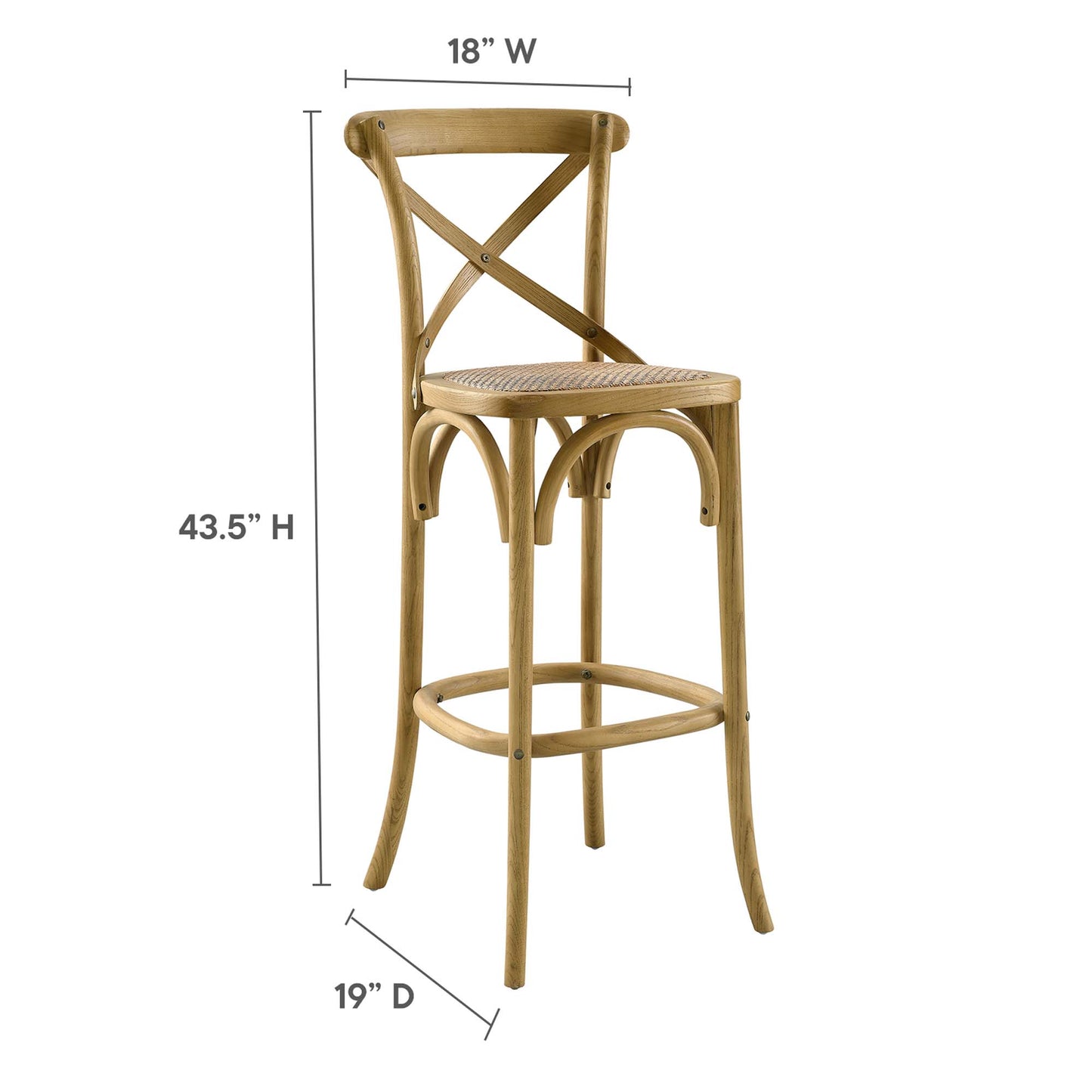 Gear Bar Stool by Modway