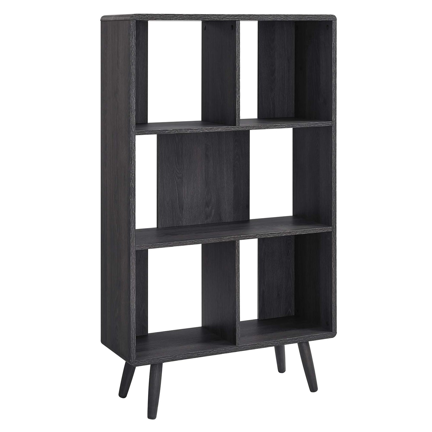 Transmit 5 Shelf Wood Grain Bookcase by Modway EEI-5743-CHA
