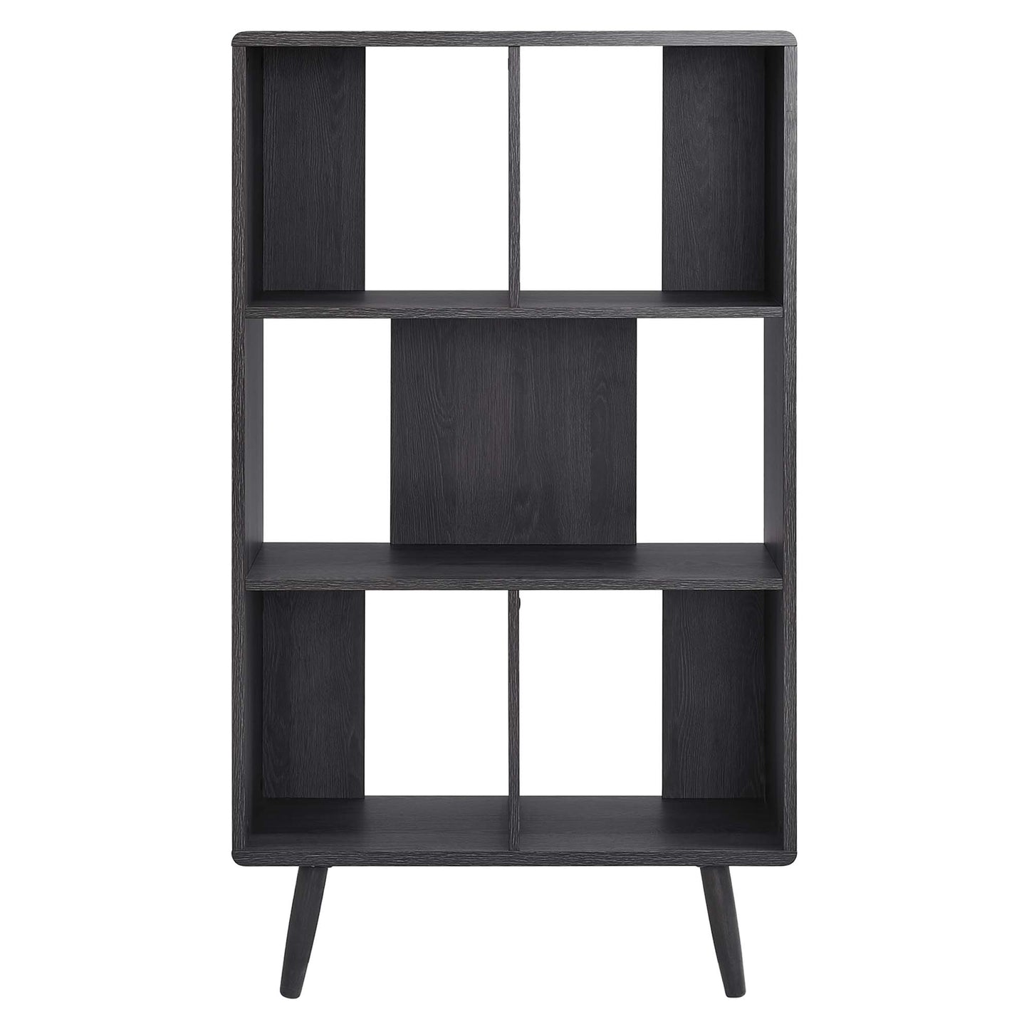 Transmit 5 Shelf Wood Grain Bookcase by Modway EEI-5743-CHA