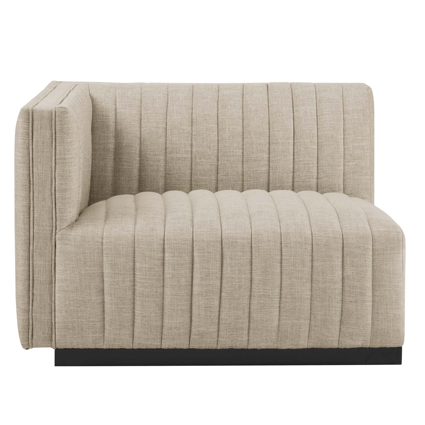 Conjure Channel Tufted Upholstered Fabric Loveseat by Modway