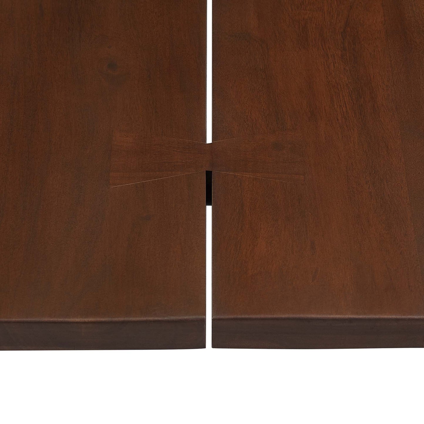 Ardor 74" Live Edge Acacia Wood Acacia Wood Dining Table by Modway EEI-6070-GLD-WAL