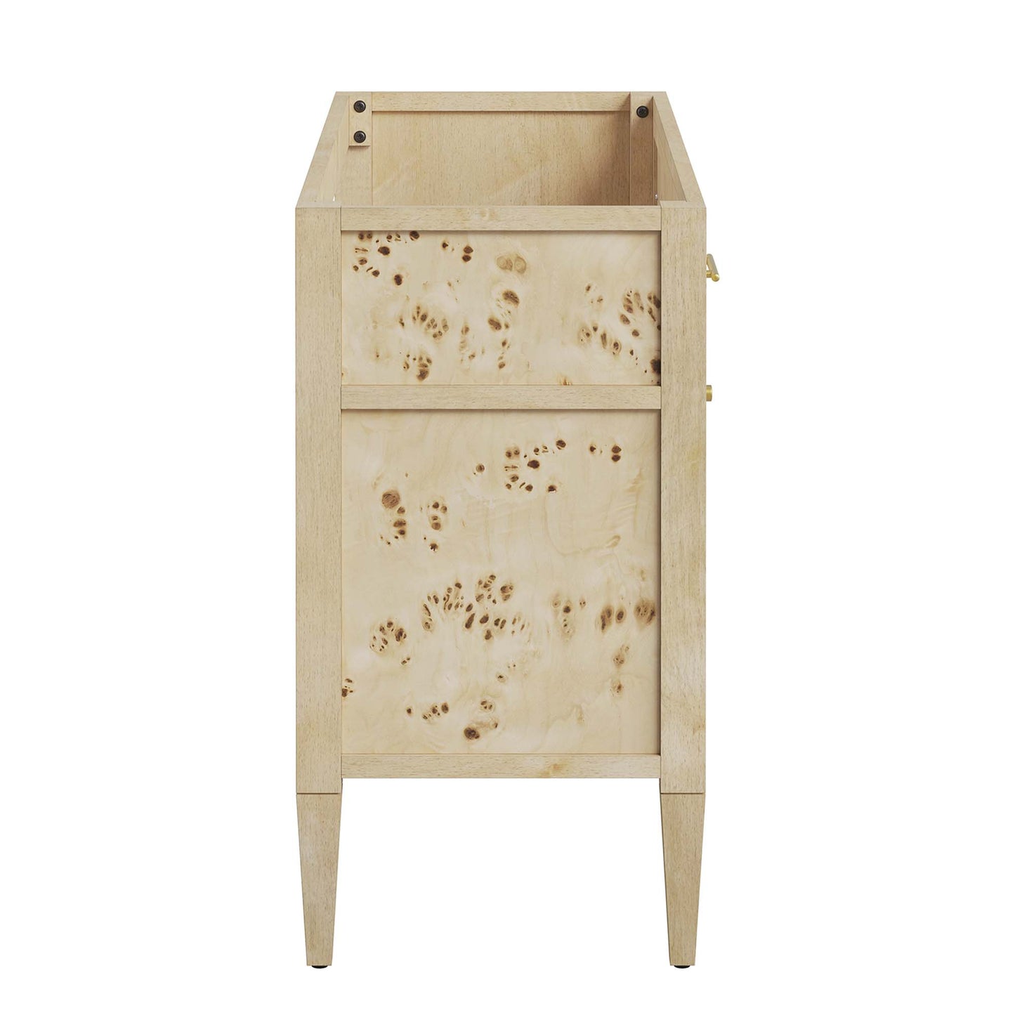 Elysian 48" Wood Bathroom Vanity Cabinet (Sink Basin Not Included) by Modway EEI-6140-BUR