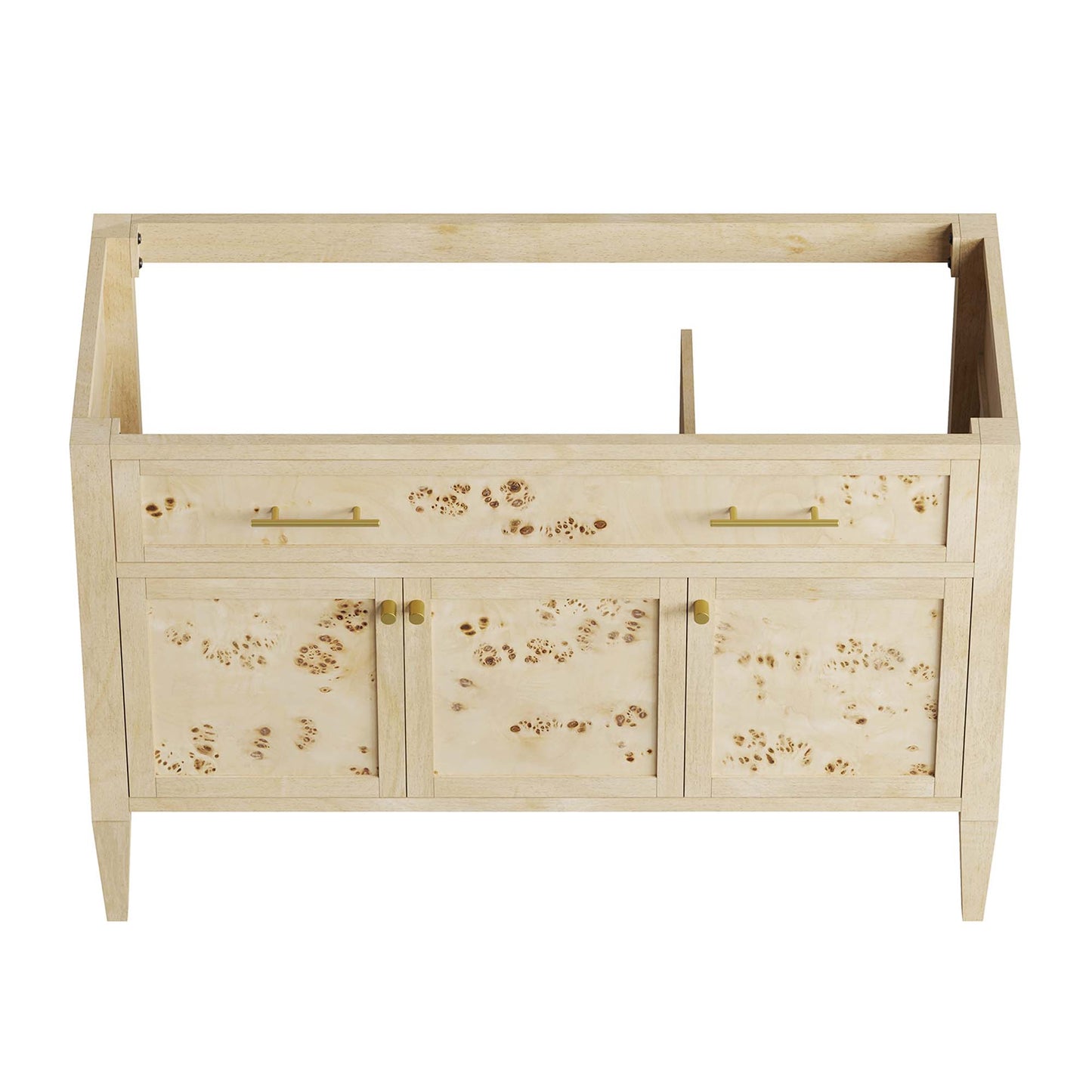 Elysian 48" Wood Bathroom Vanity Cabinet (Sink Basin Not Included) by Modway EEI-6140-BUR