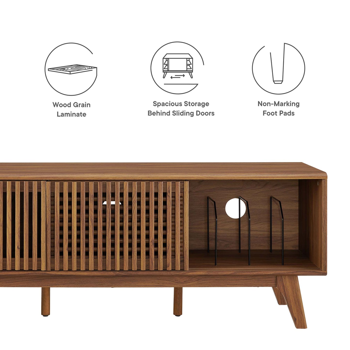 Iterate 59" TV Stand by Modway EEI-6180-WAL