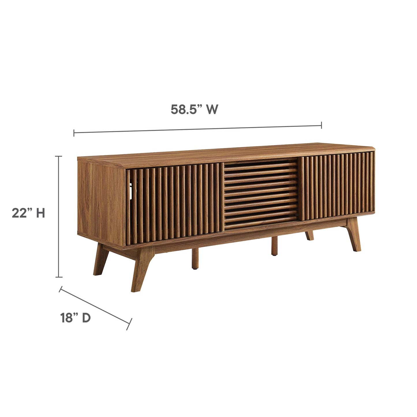 Iterate 59" TV Stand by Modway EEI-6180-WAL