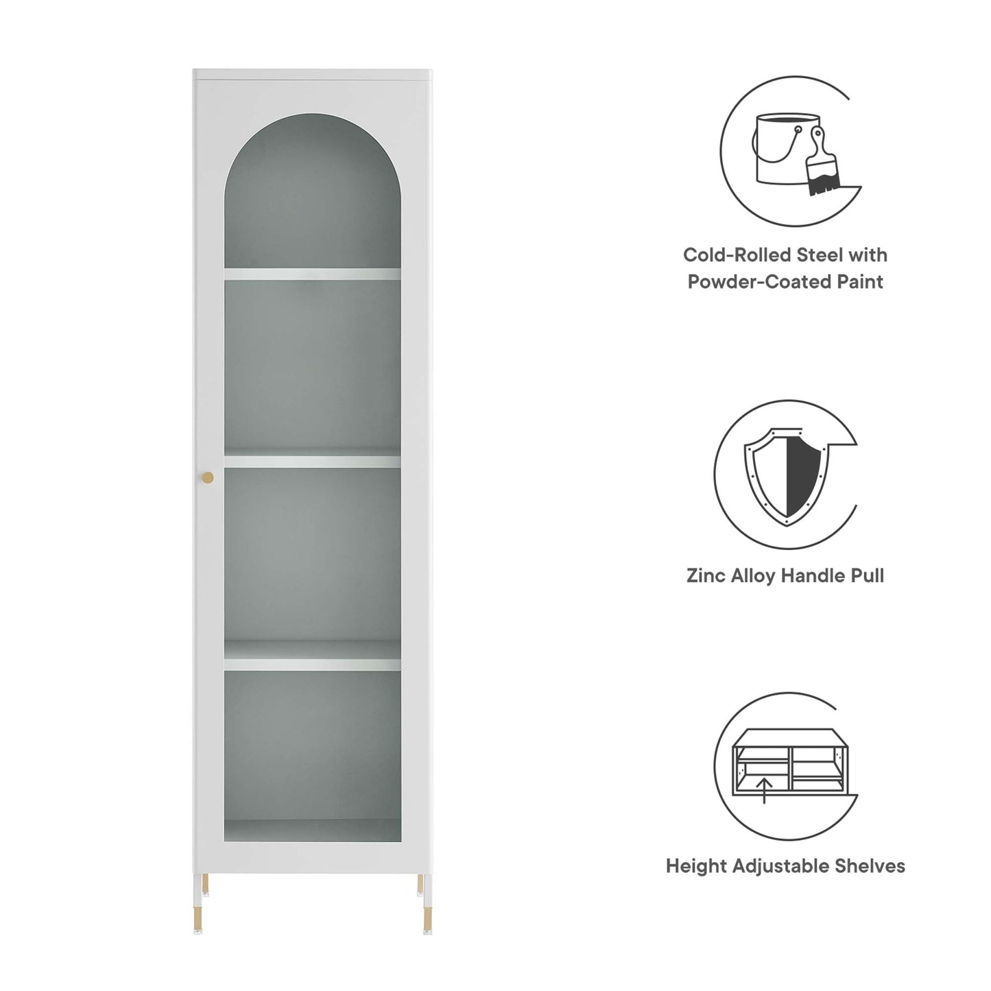 Archway 16" Storage Cabinet by Modway EEI-6219-LGR